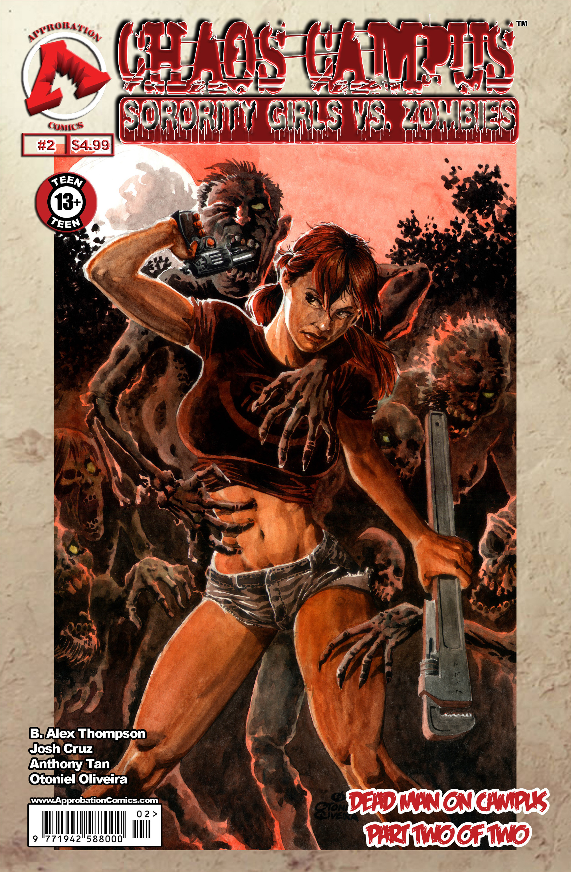 Read online Chaos Campus: Sorority Girls Vs. Zombies comic -  Issue #2 - 1