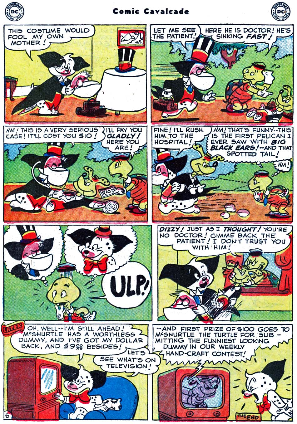 Read online Comic Cavalcade comic -  Issue #51 - 40