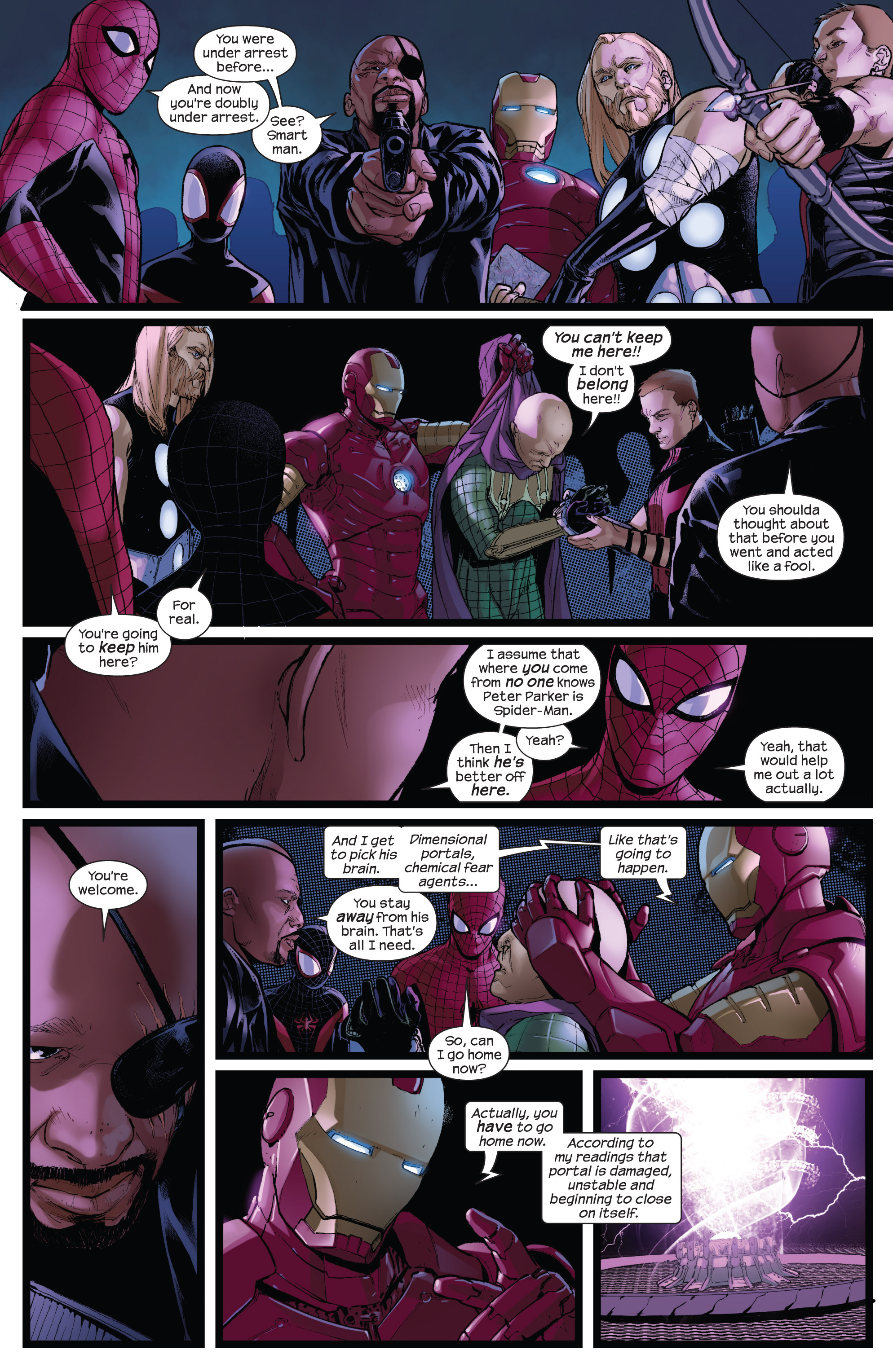 Read online Spider-Men comic -  Issue #5 - 15