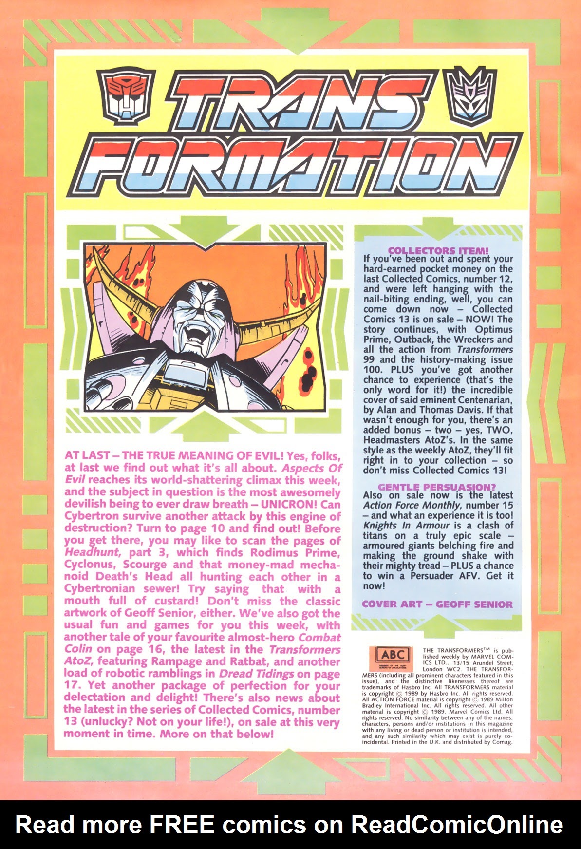 Read online The Transformers (UK) comic -  Issue #227 - 17