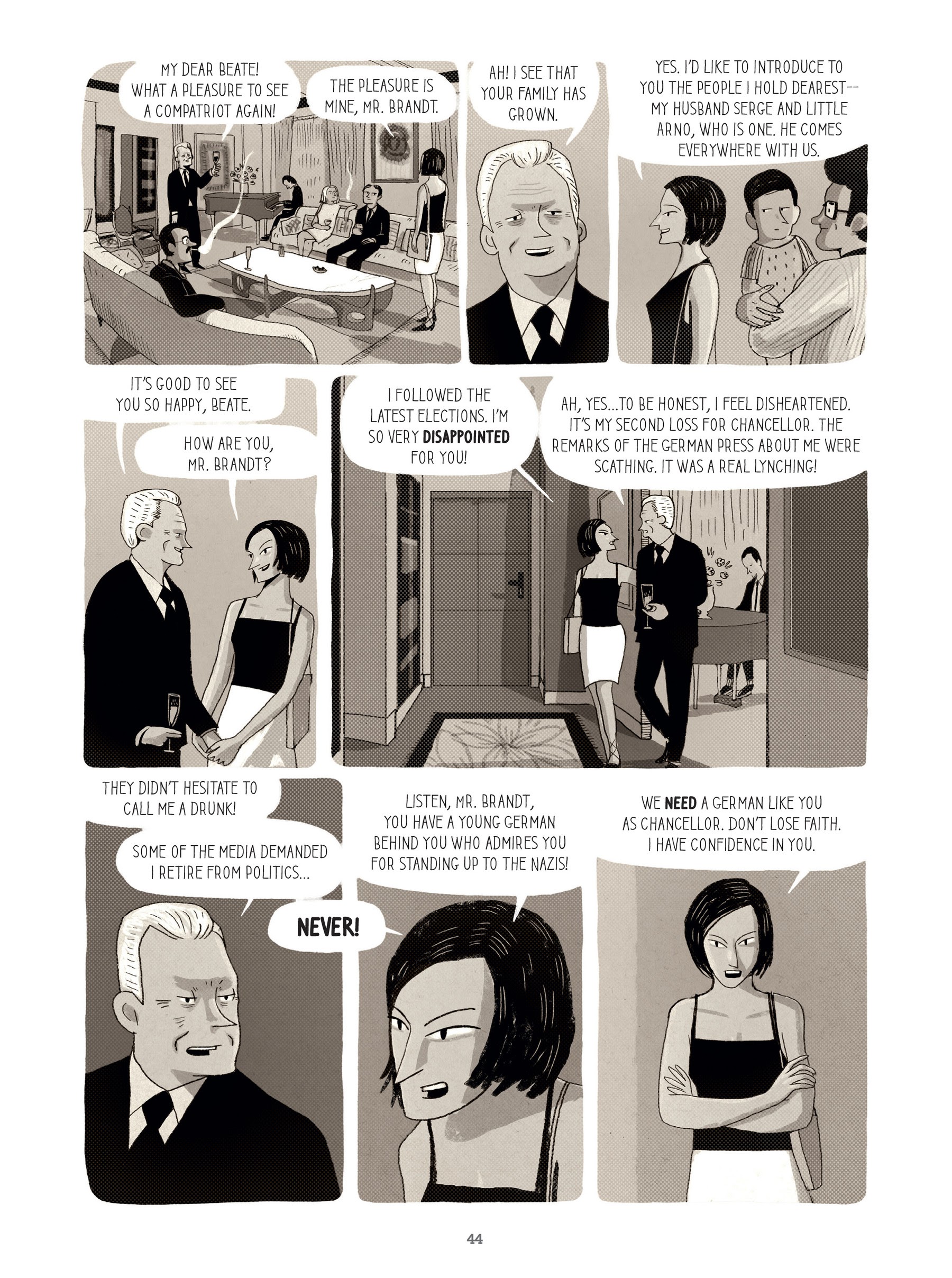 Read online For Justice: The Serge & Beate Klarsfeld Story comic -  Issue # TPB (Part 1) - 44