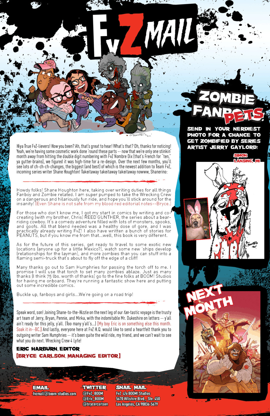 Read online Fanboys vs. Zombies comic -  Issue #9 - 26