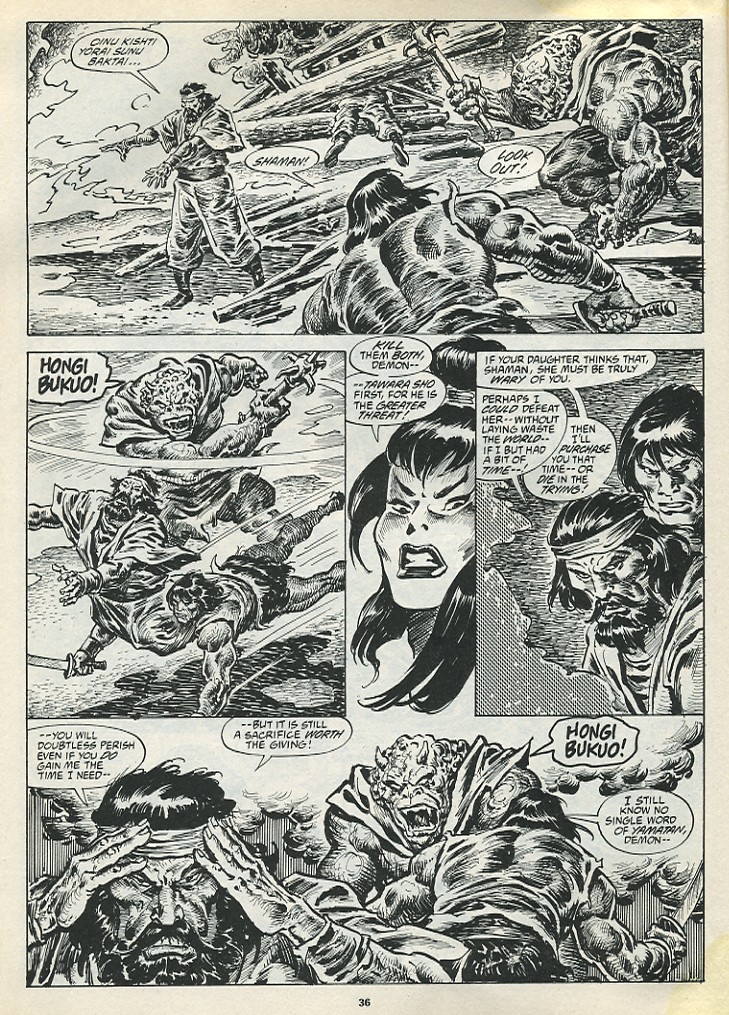 Read online The Savage Sword Of Conan comic -  Issue #195 - 38