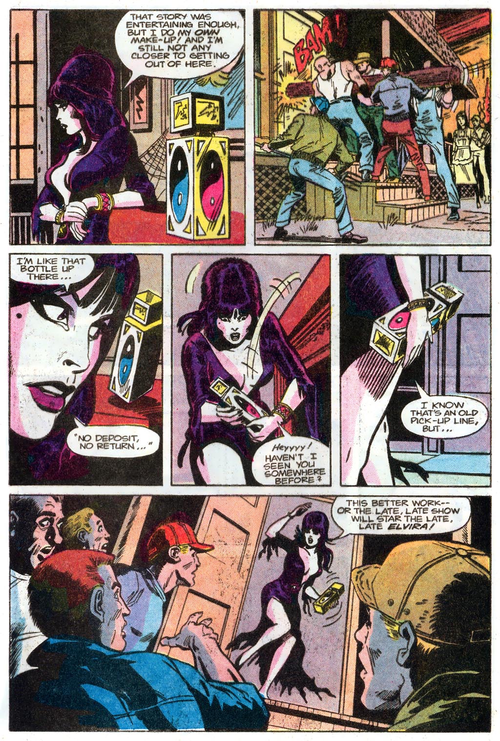 Read online Elvira's House of Mystery comic -  Issue #1 - 60