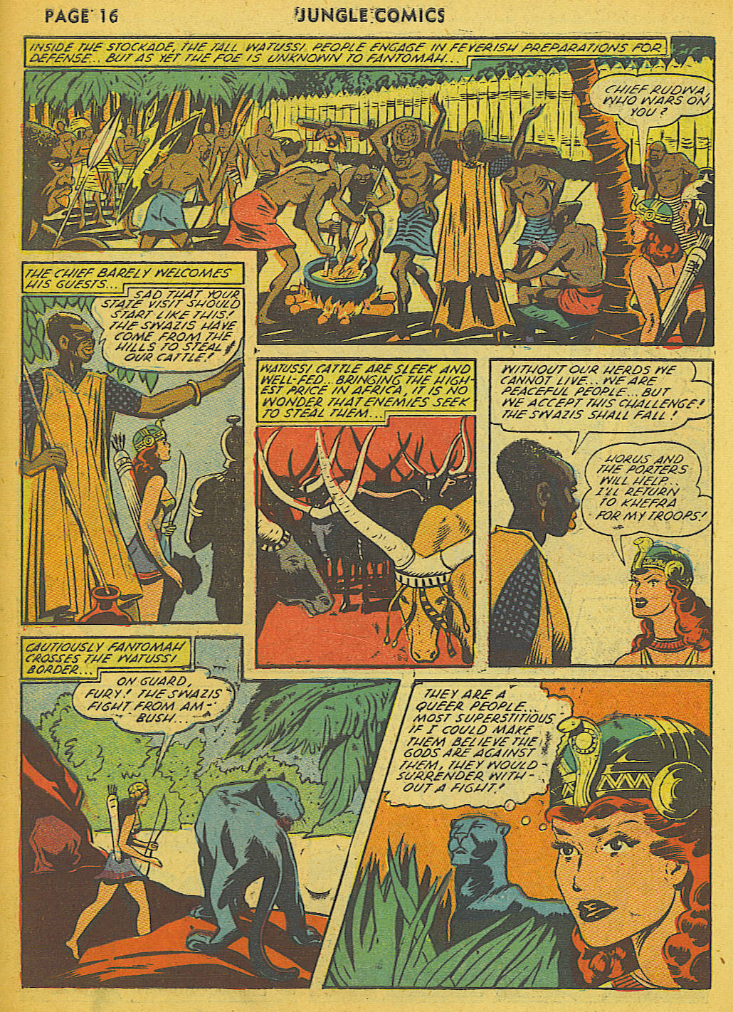 Read online Jungle Comics comic -  Issue #36 - 19
