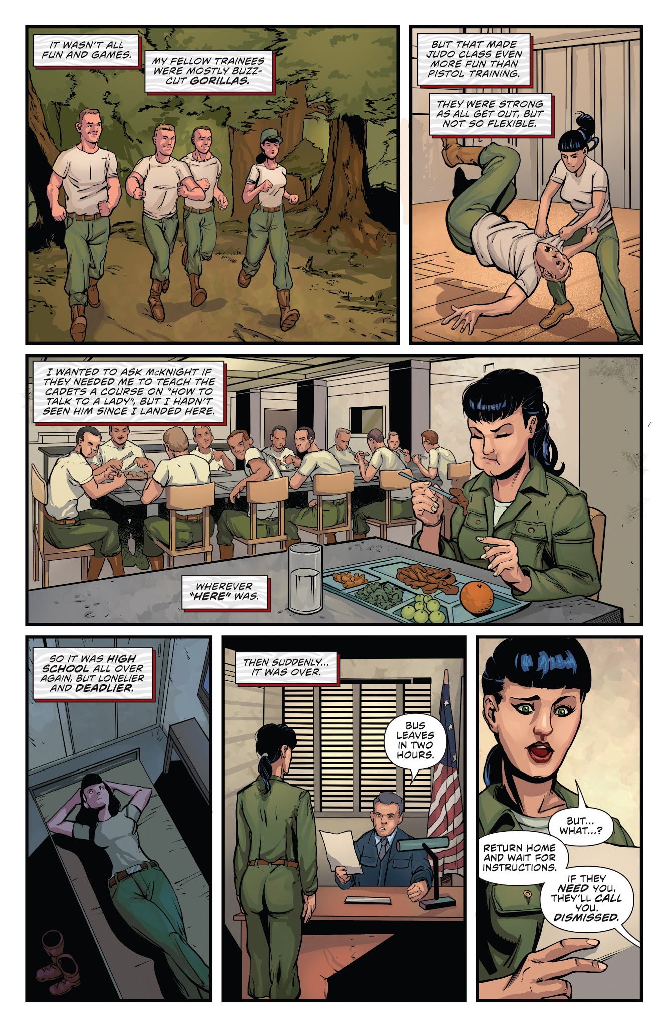 Read online Bettie Page comic -  Issue #6 - 7