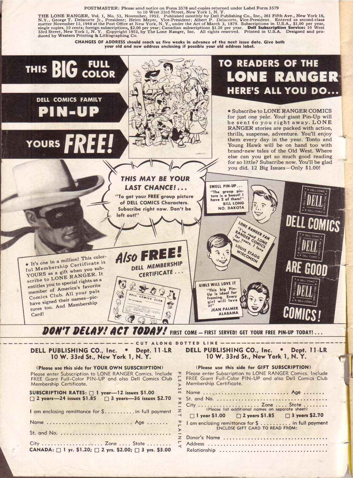 Read online The Lone Ranger (1948) comic -  Issue #53 - 2