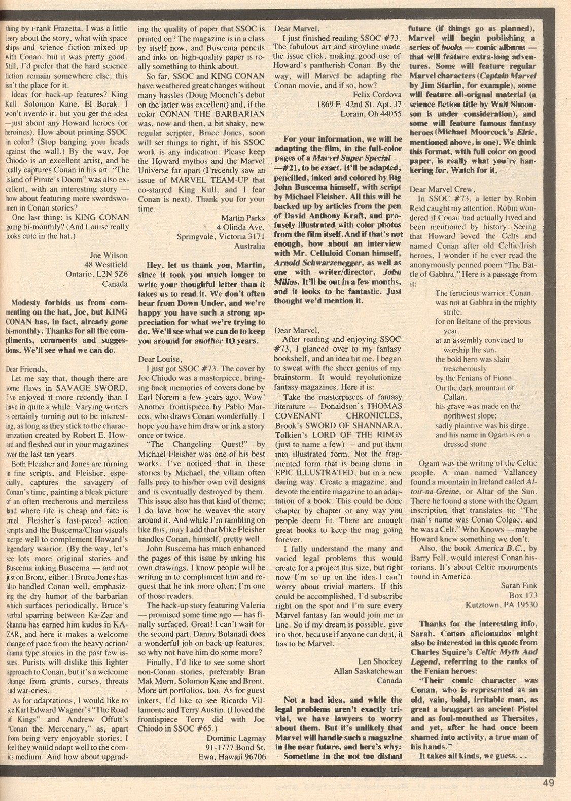 Read online The Savage Sword Of Conan comic -  Issue #76 - 49