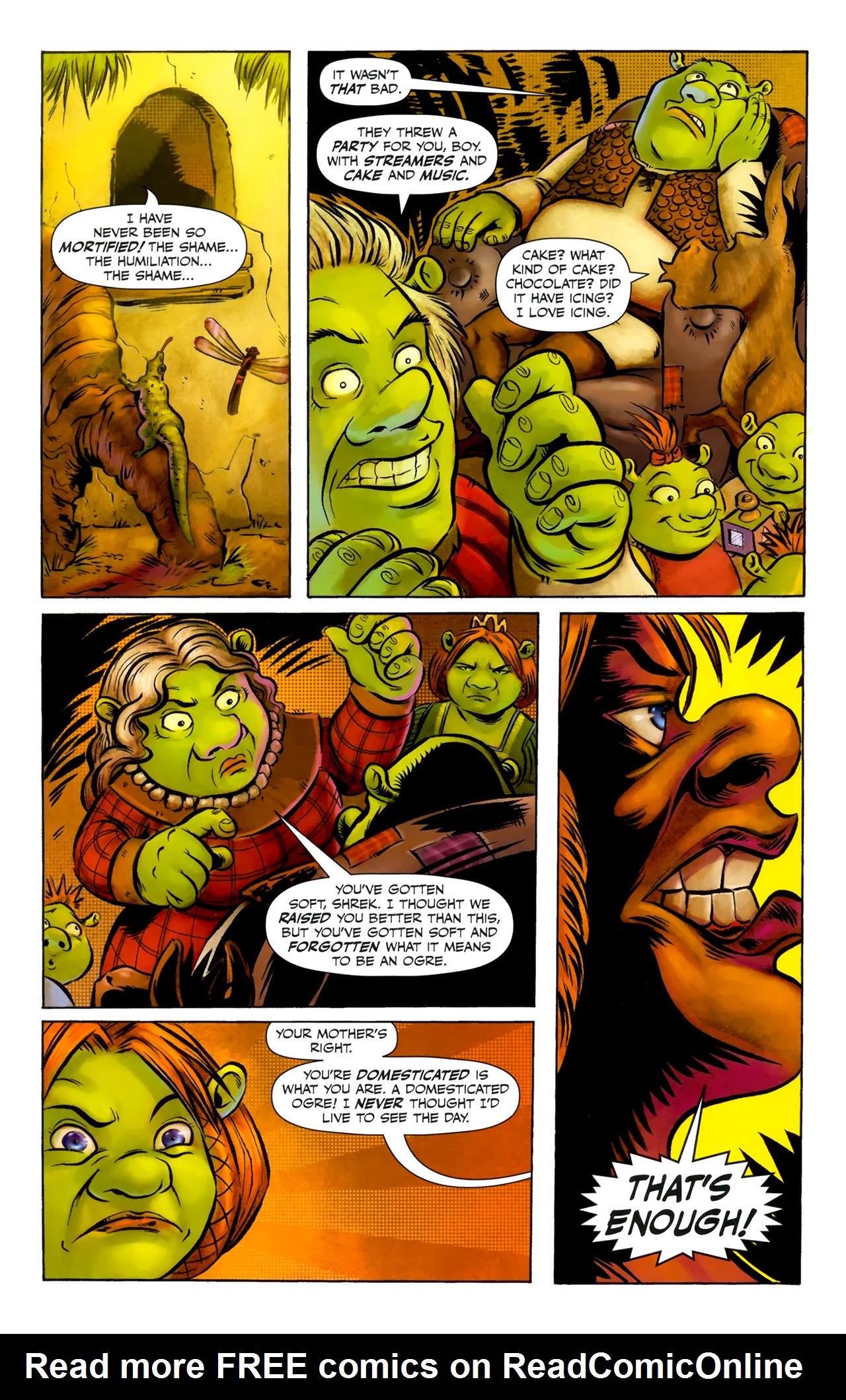 Read online Shrek (2010) comic -  Issue #3 - 32