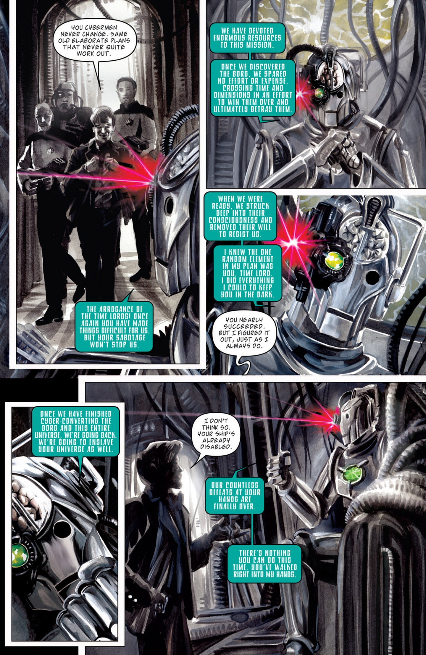 Read online Star Trek: The Next Generation/Doctor Who: Assimilation² comic -  Issue #8 - 11