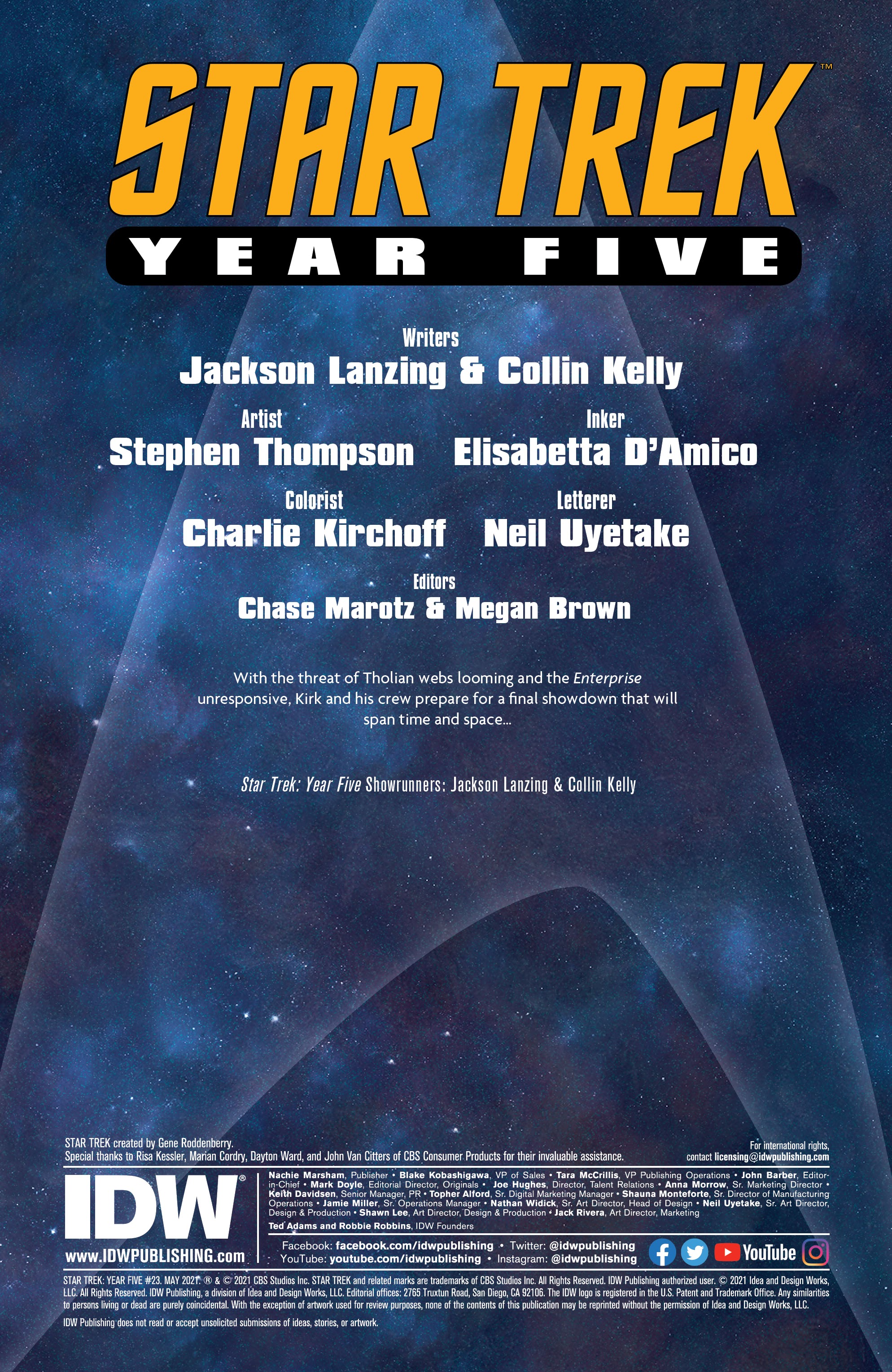 Read online Star Trek: Year Five comic -  Issue #23 - 2