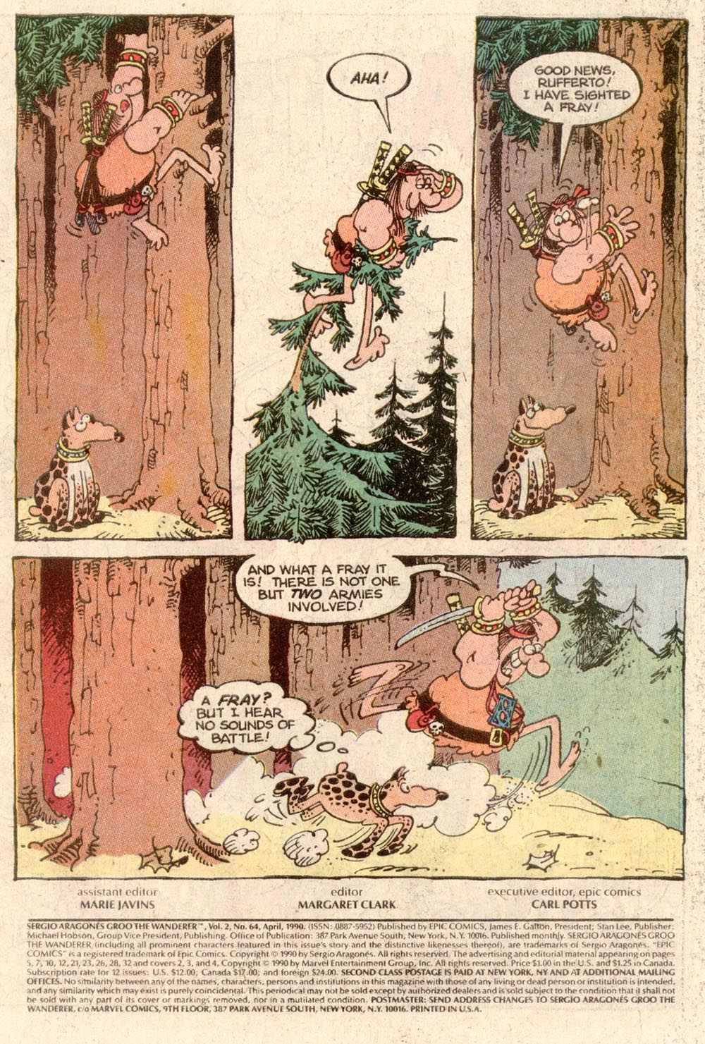 Read online Sergio Aragonés Groo the Wanderer comic -  Issue #64 - 2