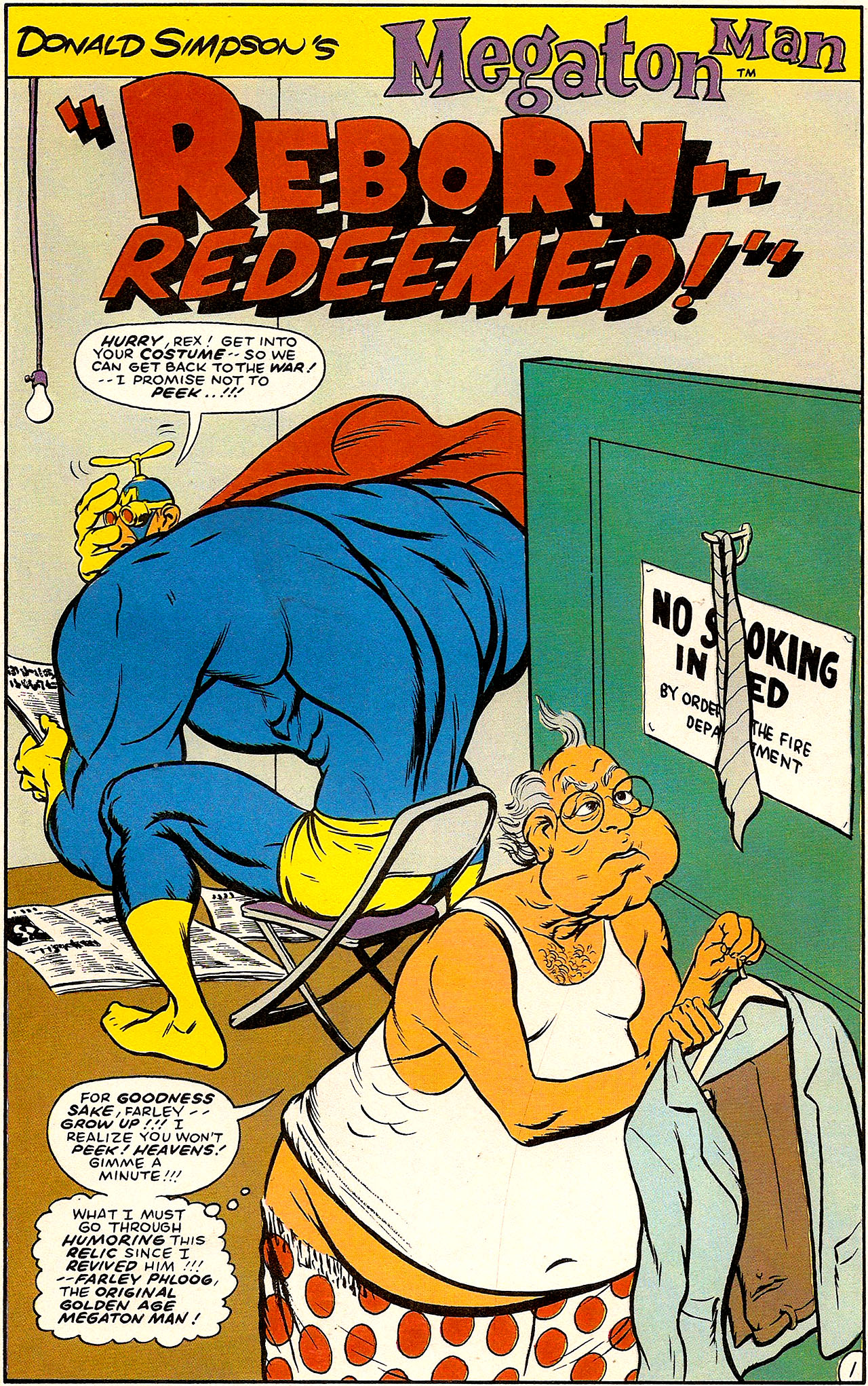 Read online The Return Of Megaton Man comic -  Issue #3 - 3