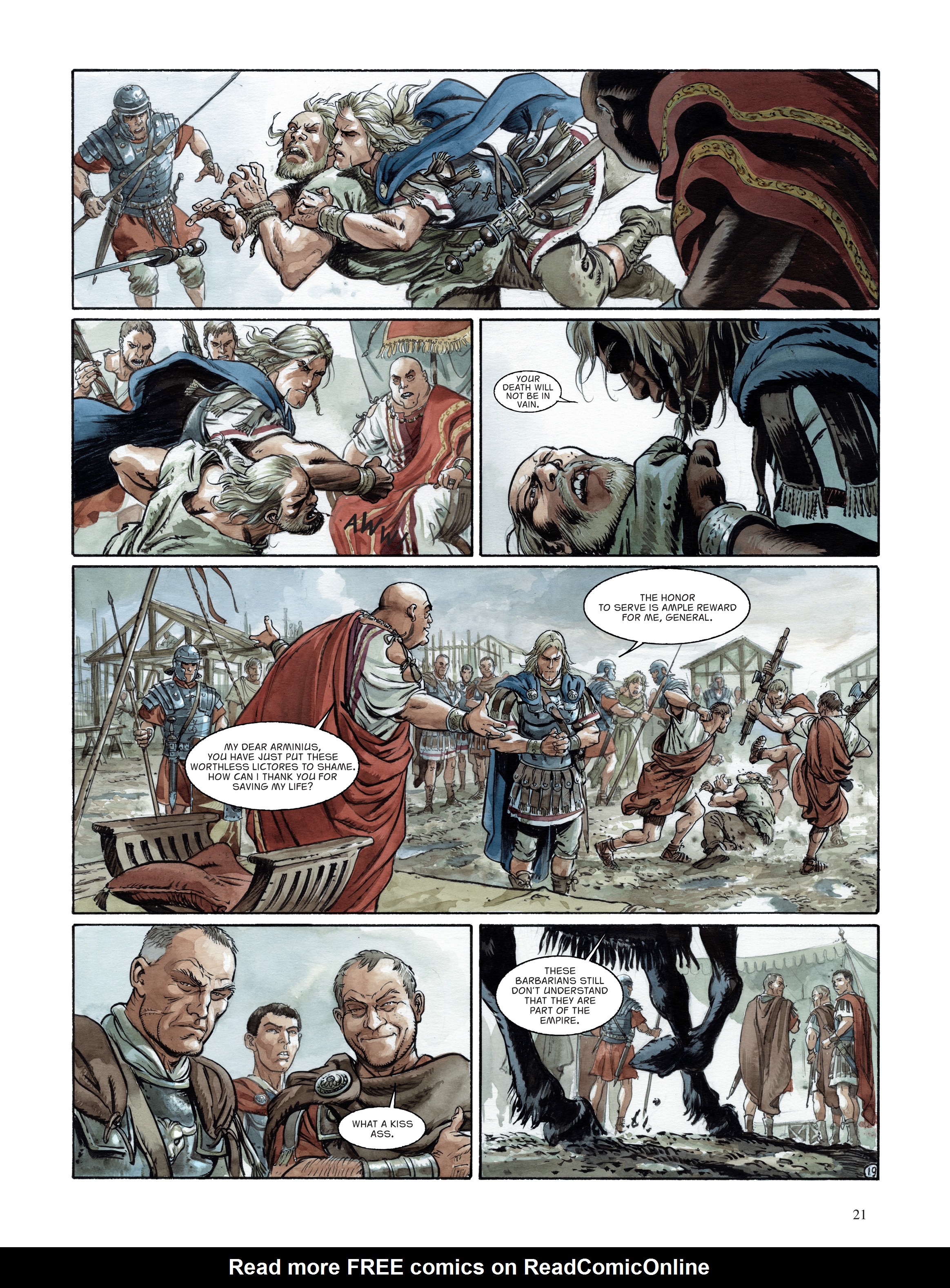Read online The Eagles of Rome comic -  Issue # TPB 4 - 22