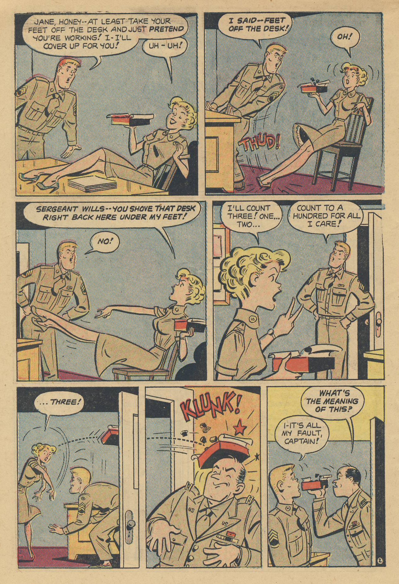 Read online G. I. Jane (1953) comic -  Issue #6 - 30