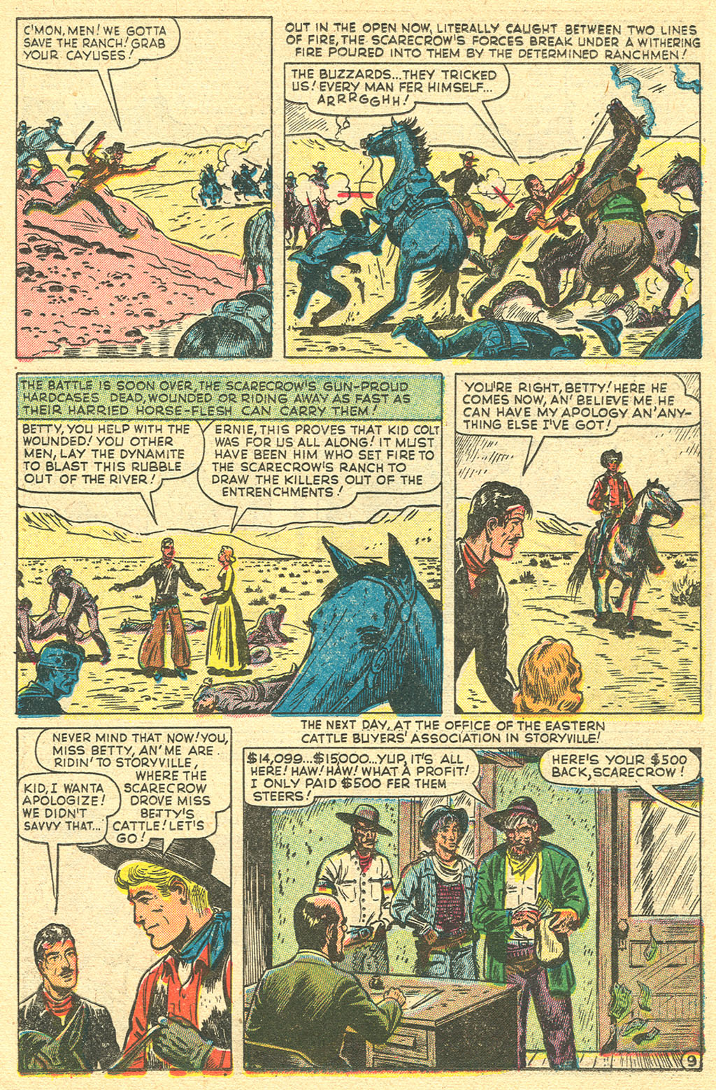 Read online Kid Colt Outlaw comic -  Issue #5 - 11