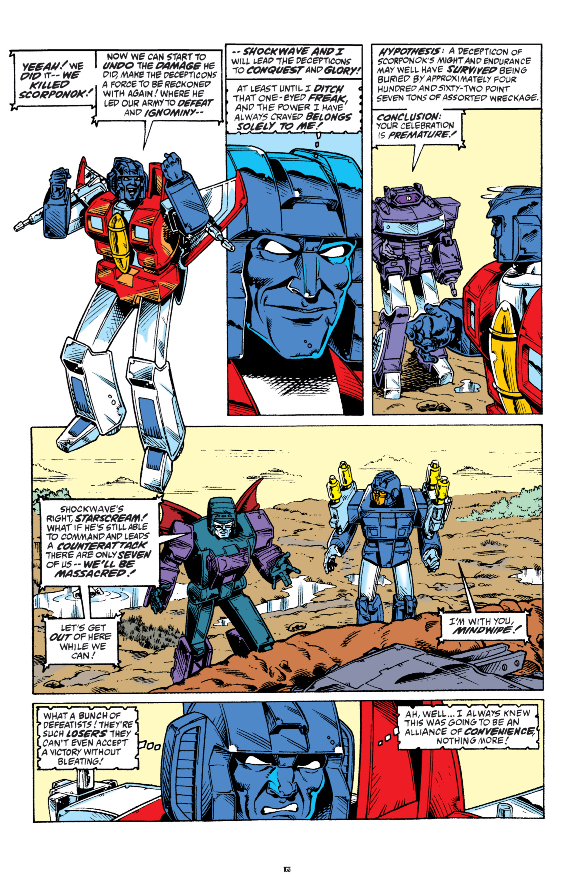 Read online The Transformers Classics comic -  Issue # TPB 6 - 163