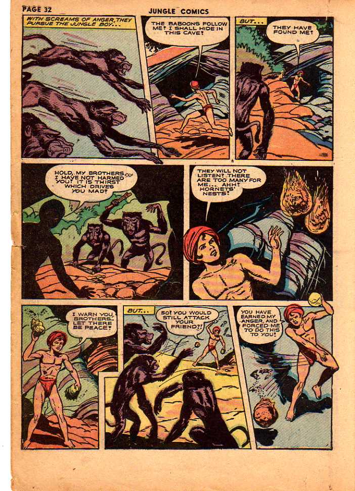 Read online Jungle Comics comic -  Issue #41 - 34