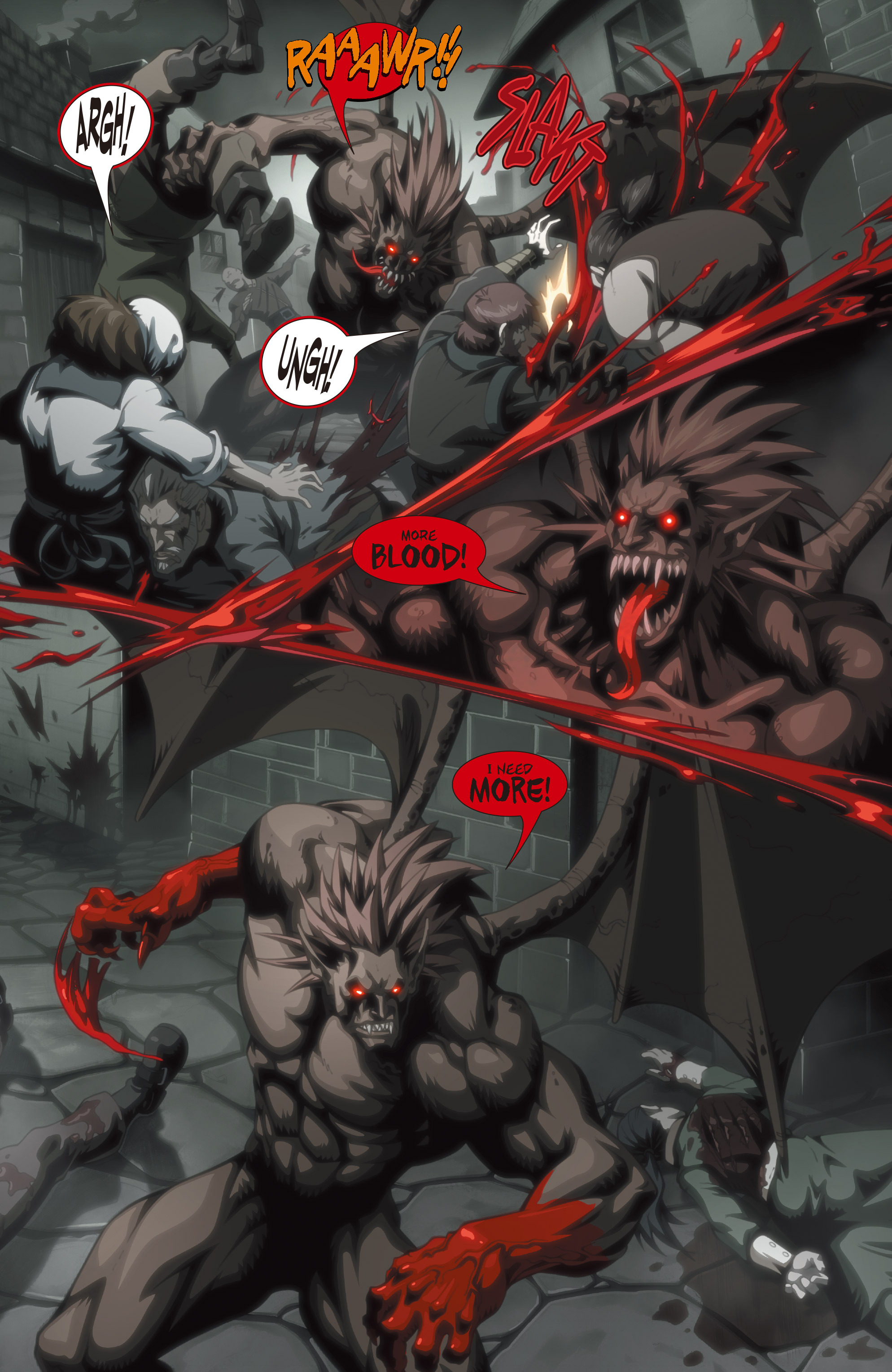 Read online Darkstalkers: The Night Warriors comic -  Issue #2 - 3