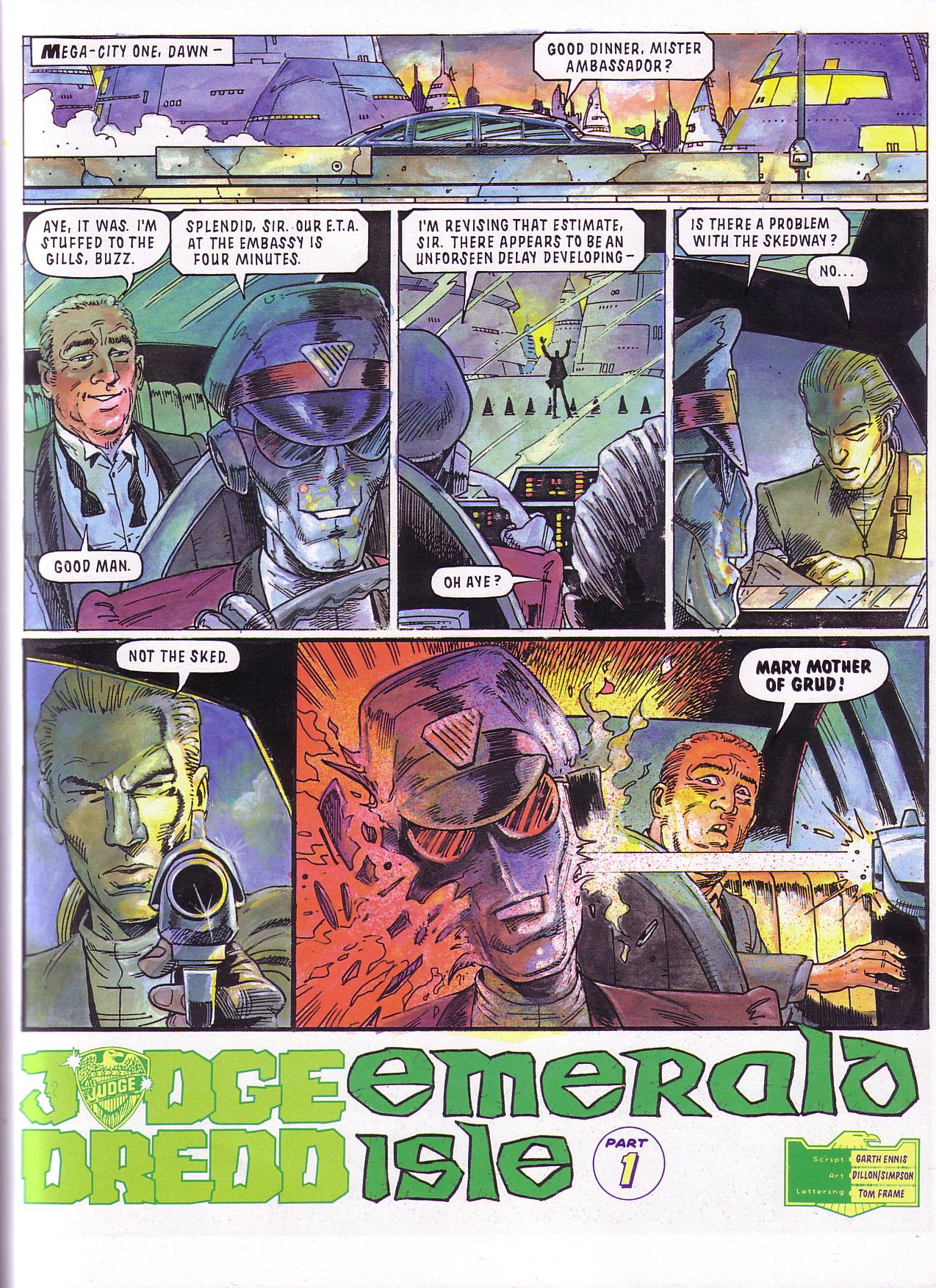 Read online Judge Dredd: Emerald Isle comic -  Issue # TPB - 7
