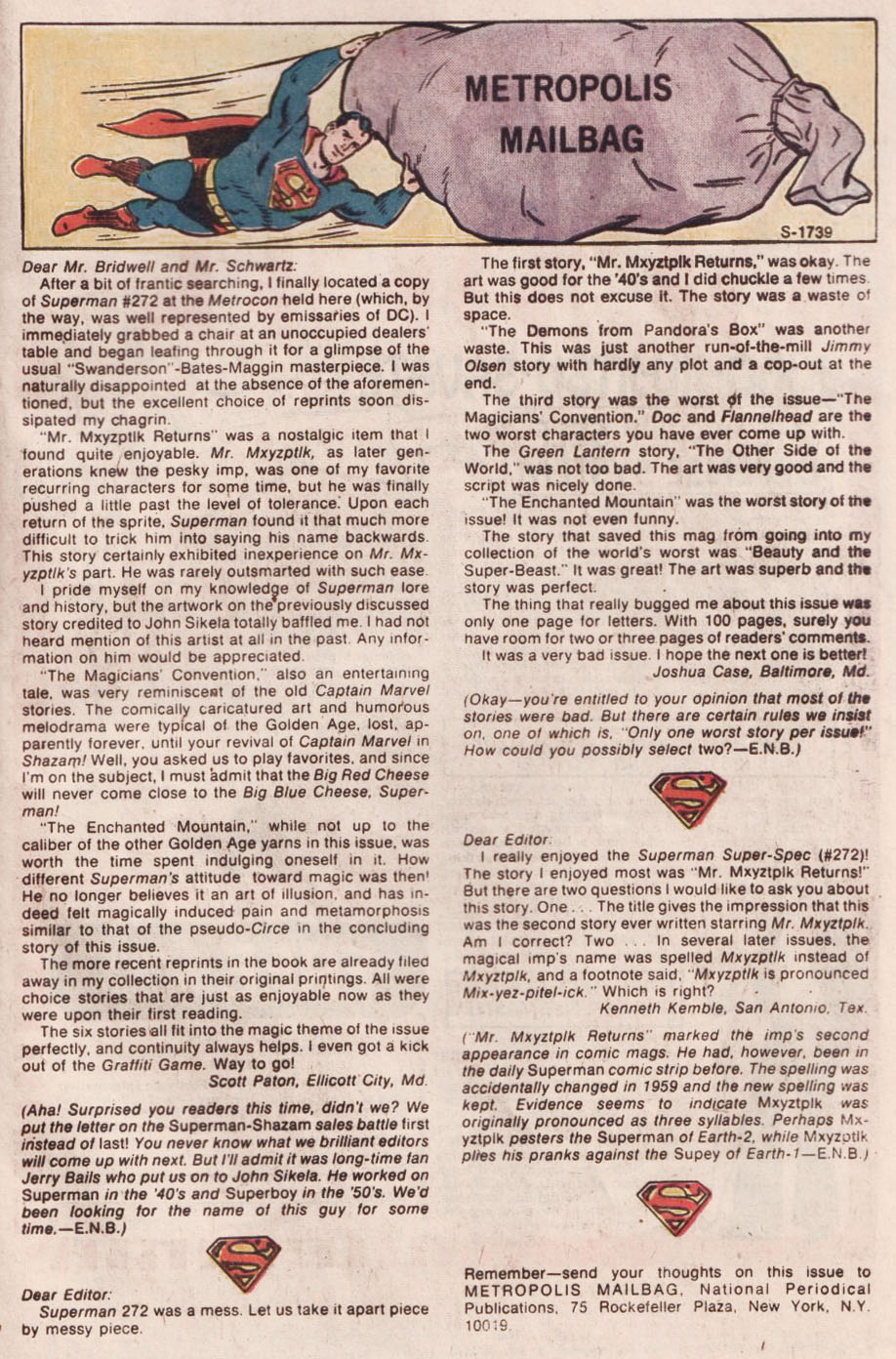 Read online Superman (1939) comic -  Issue #276 - 24