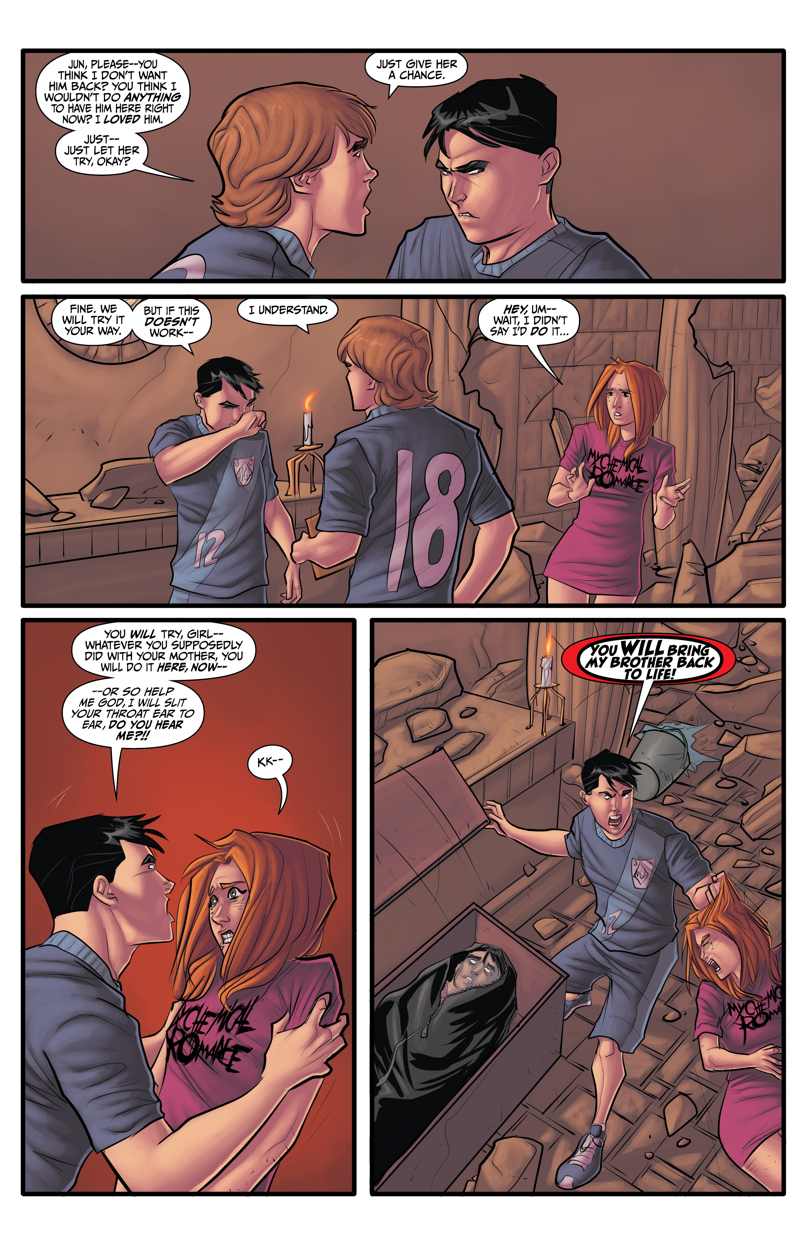 Read online Morning Glories comic -  Issue #50 - 19