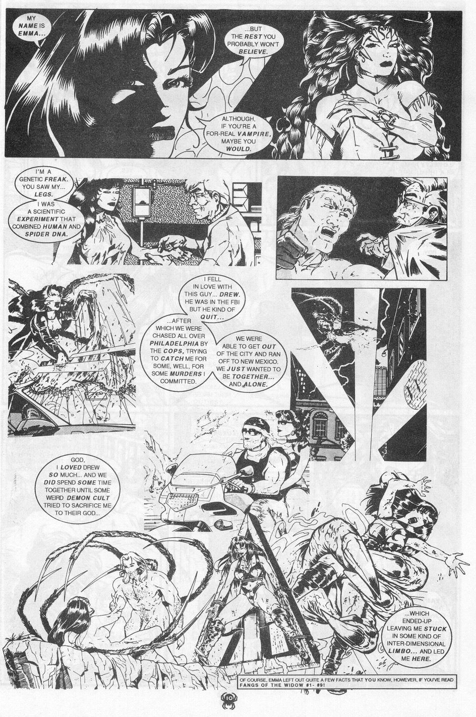 Read online Widow/Luxura: Blood Lust Alpha comic -  Issue # Full - 12