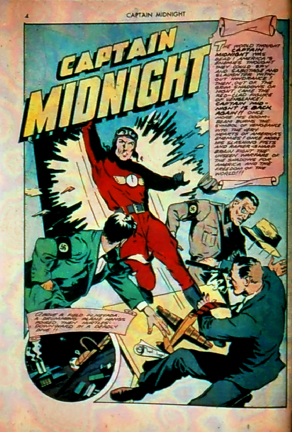Read online Captain Midnight (1942) comic -  Issue #1 - 4