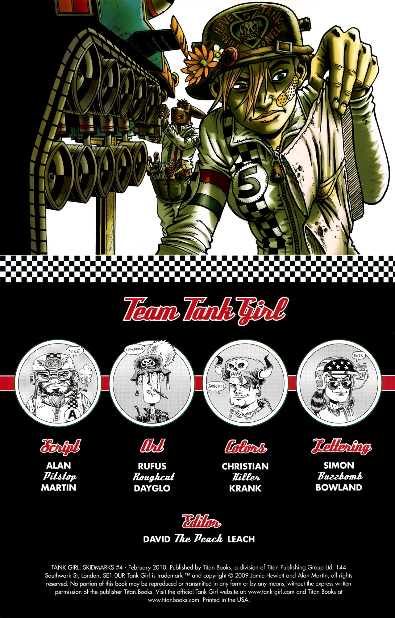 Read online Tank Girl: Skidmarks comic -  Issue #4 - 2