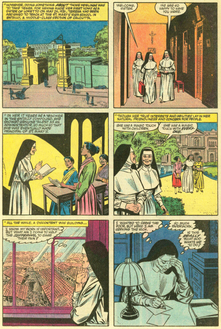 Read online Mother Teresa of Calcutta comic -  Issue # Full - 24