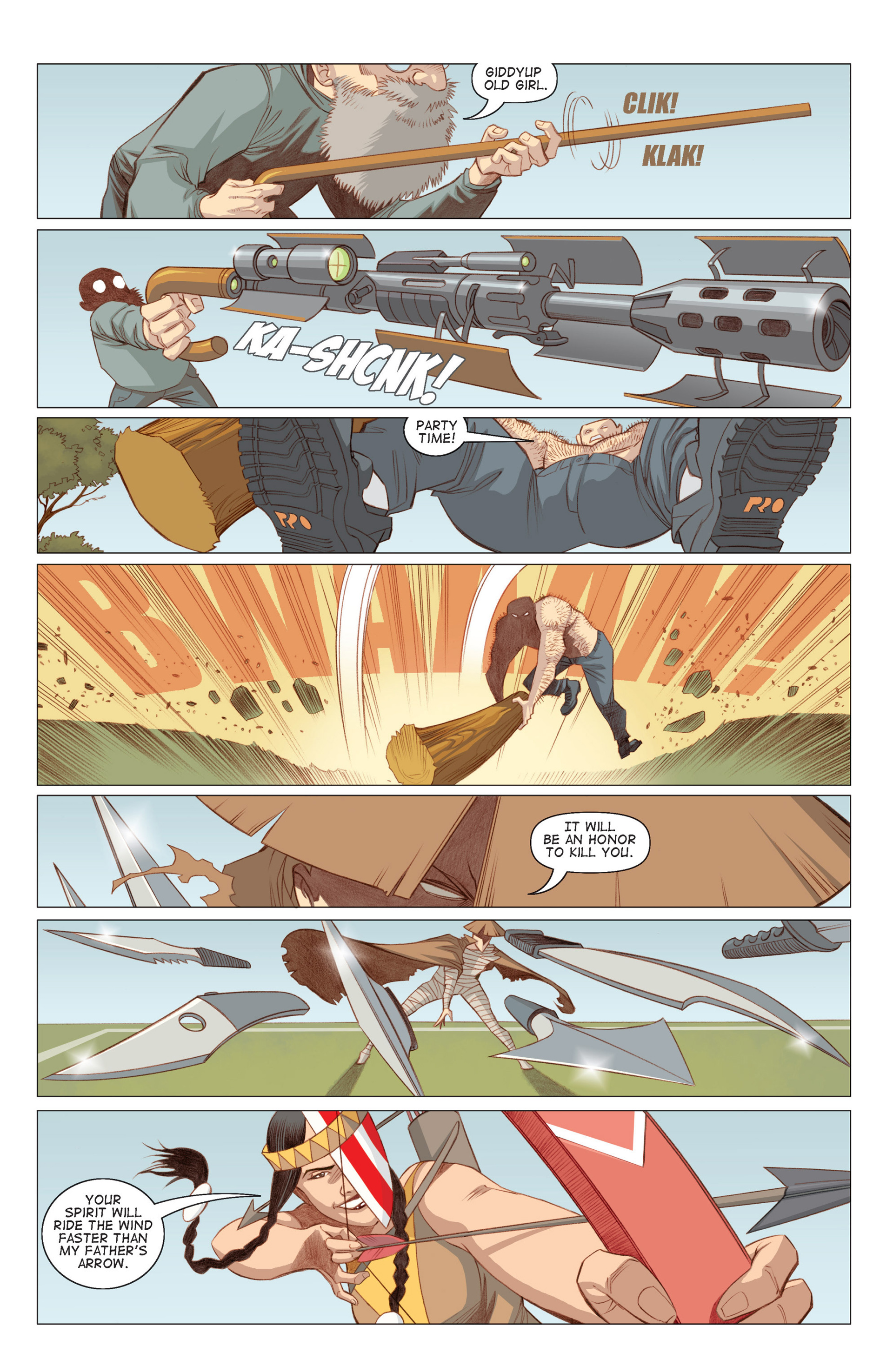 Read online Five Weapons comic -  Issue #5 - 6
