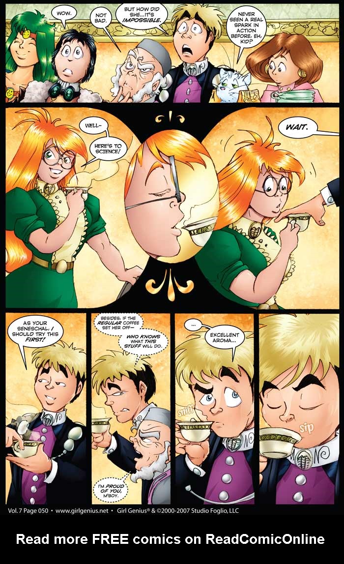 Read online Girl Genius (2002) comic -  Issue #7 - 51