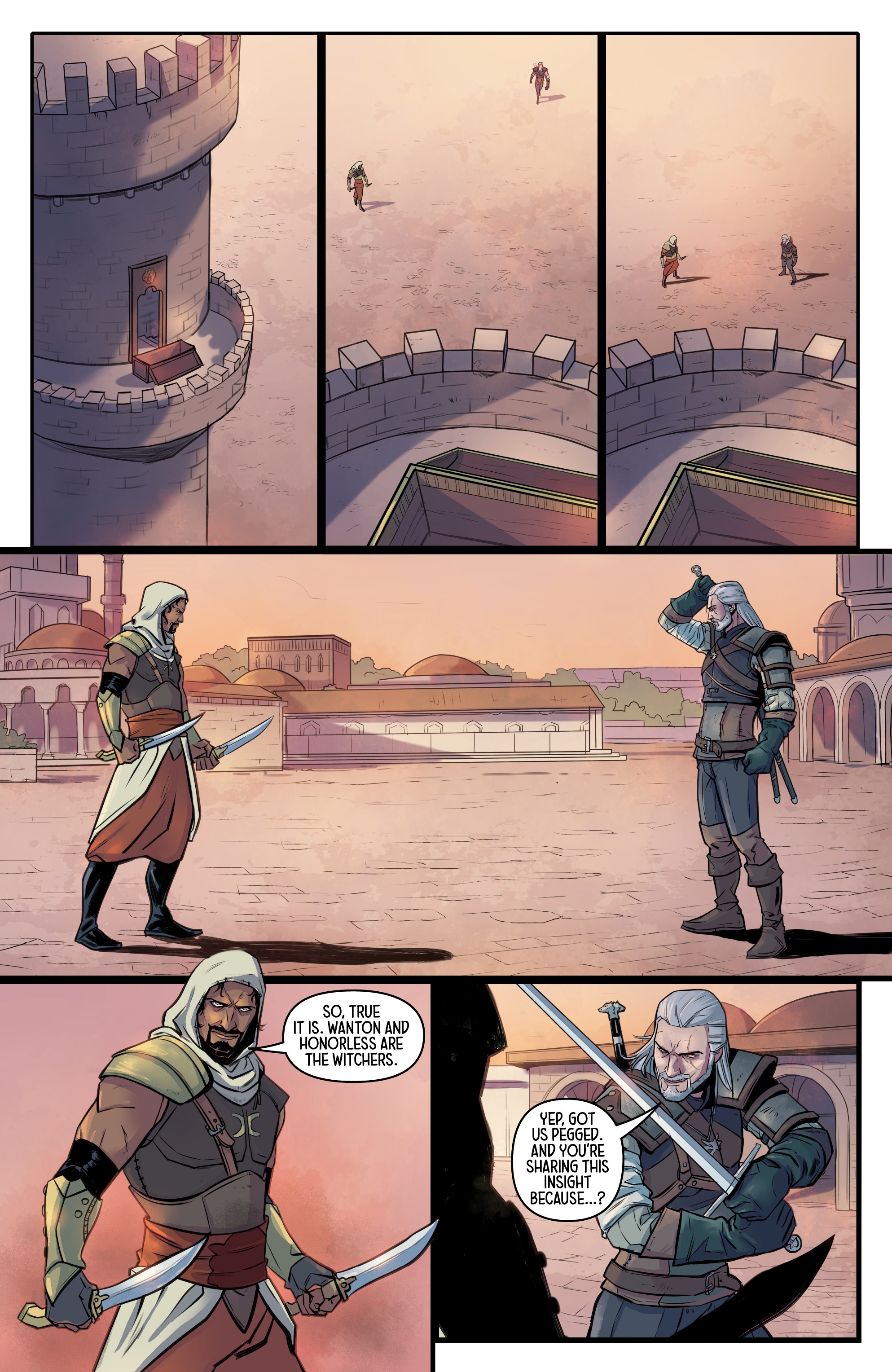 Read online The Witcher: Of Flesh and Flame comic -  Issue #2 - 23