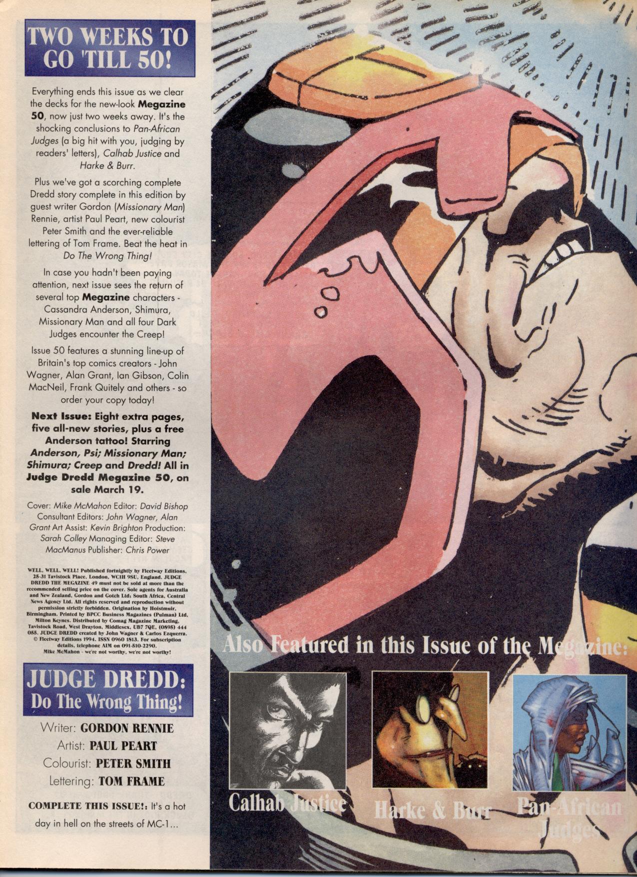 Read online Judge Dredd: The Megazine (vol. 2) comic -  Issue #49 - 3