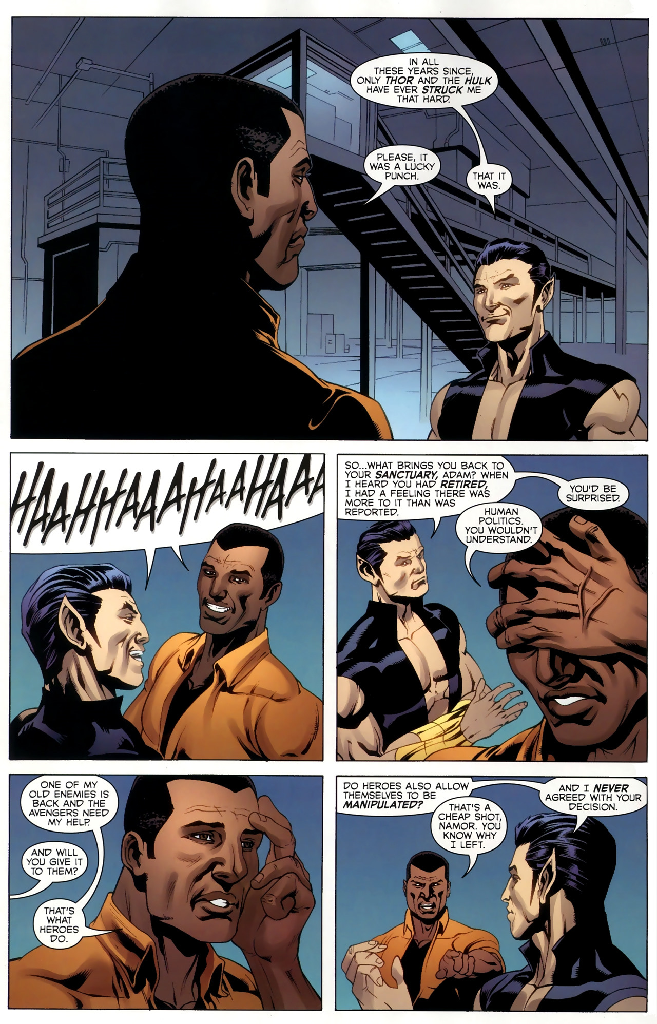 Read online Adam: Legend of the Blue Marvel comic -  Issue #4 - 14