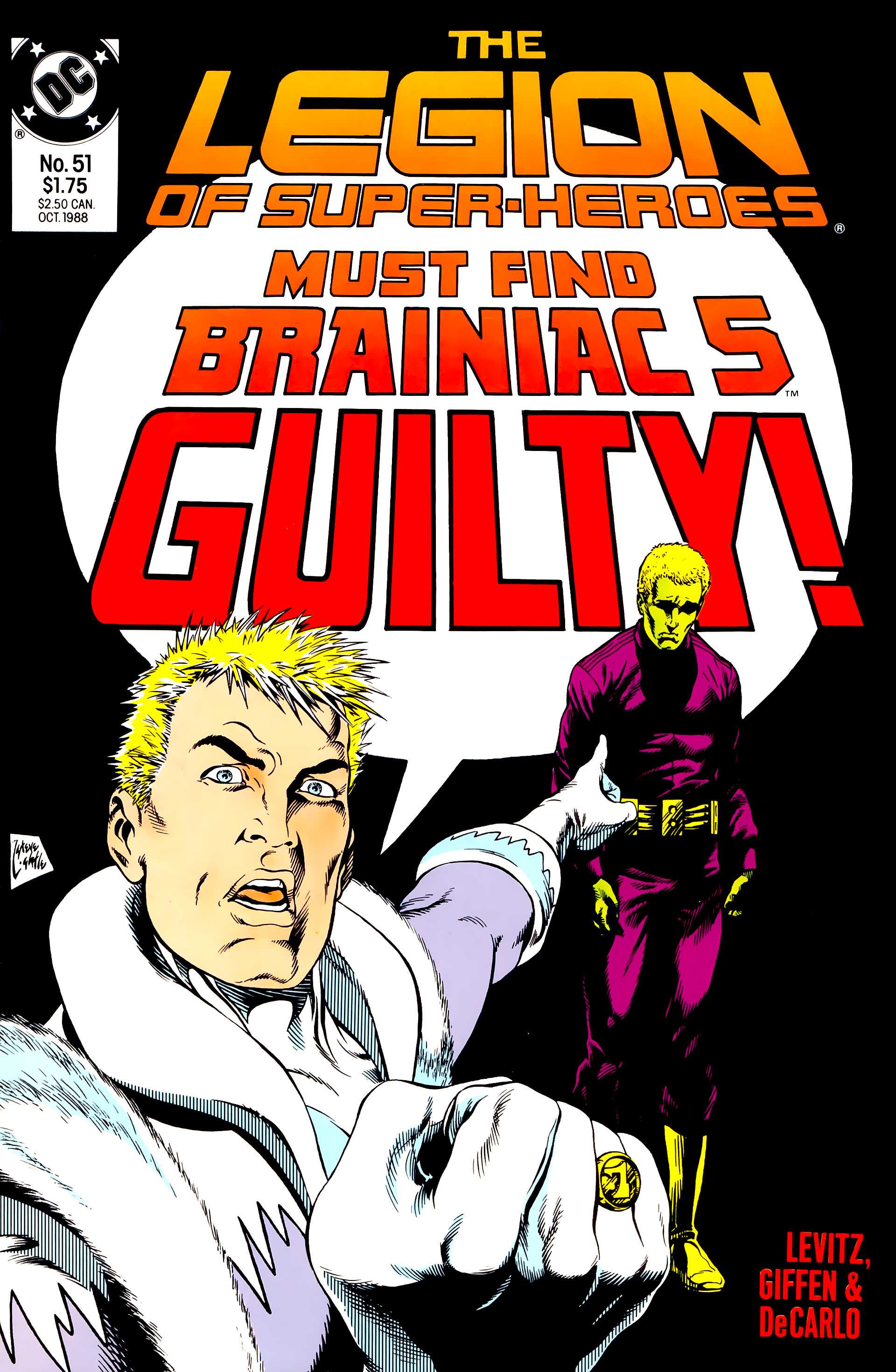 Read online Legion of Super-Heroes (1984) comic -  Issue #51 - 1