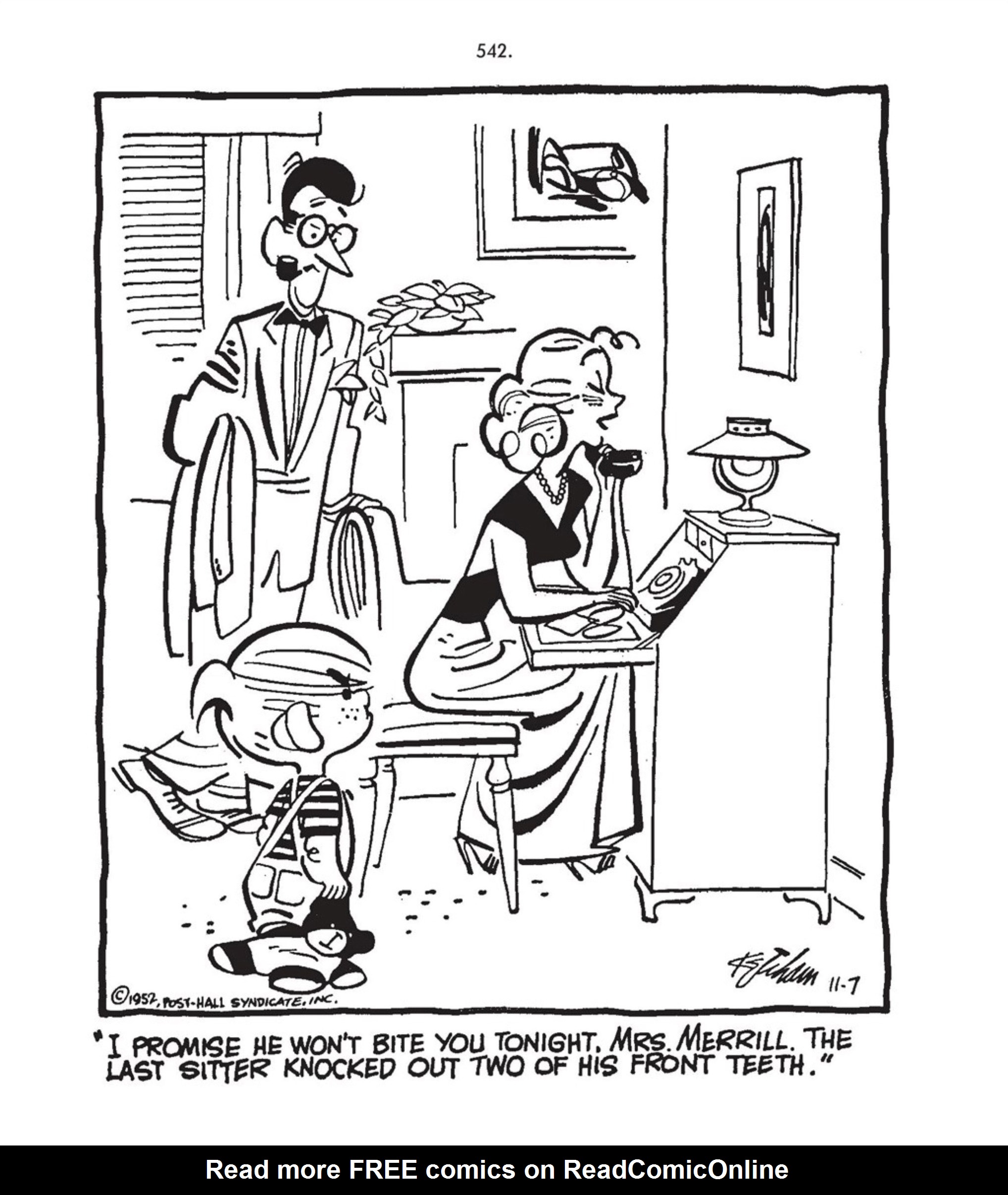 Read online Hank Ketcham's Complete Dennis the Menace comic -  Issue # TPB 1 (Part 6) - 70