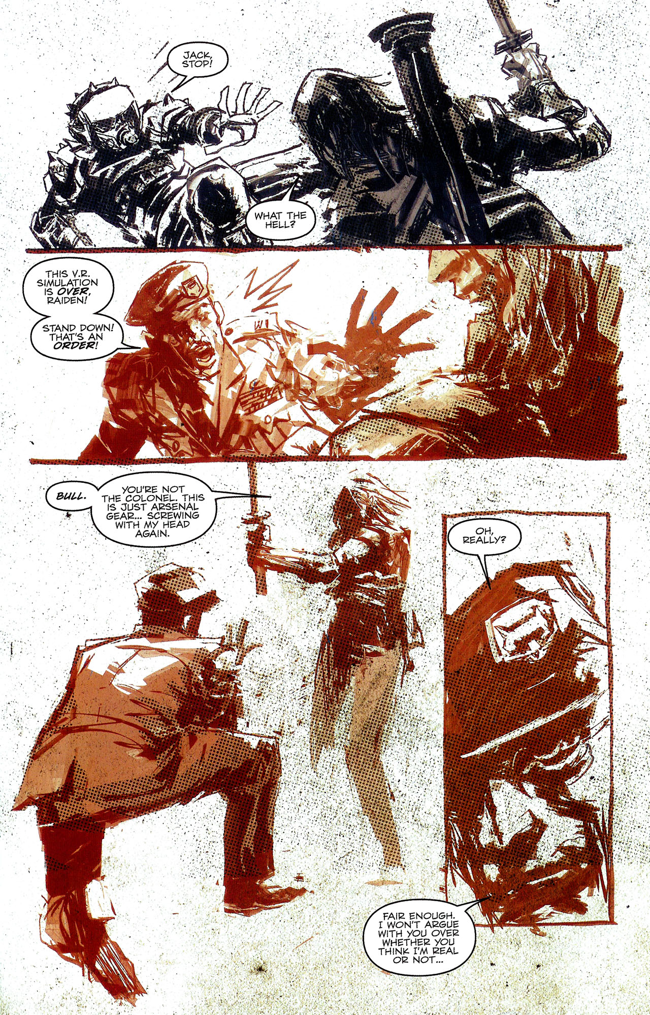 Read online Metal Gear Solid: Sons of Liberty comic -  Issue #10 - 13