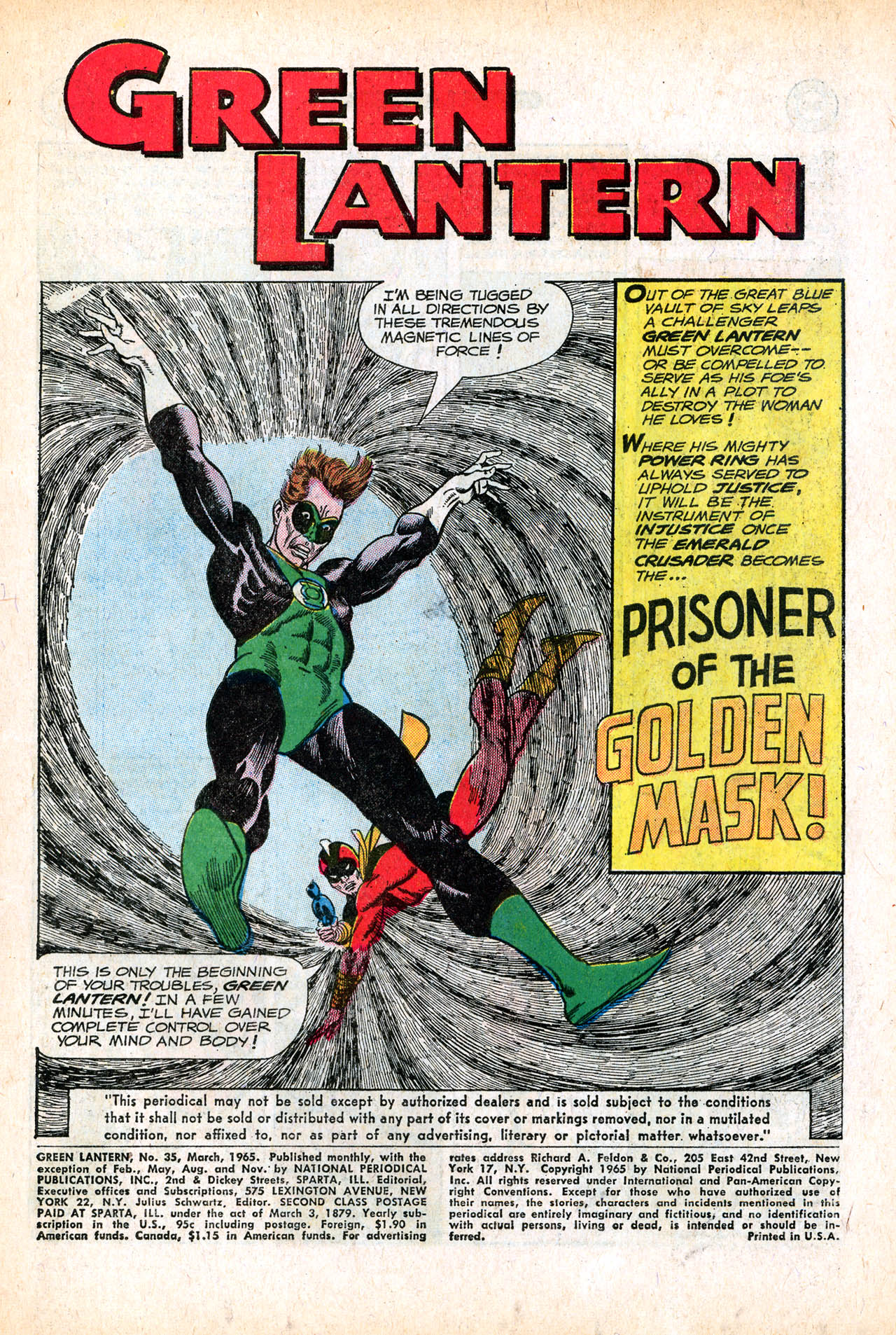 Read online Green Lantern (1960) comic -  Issue #35 - 3