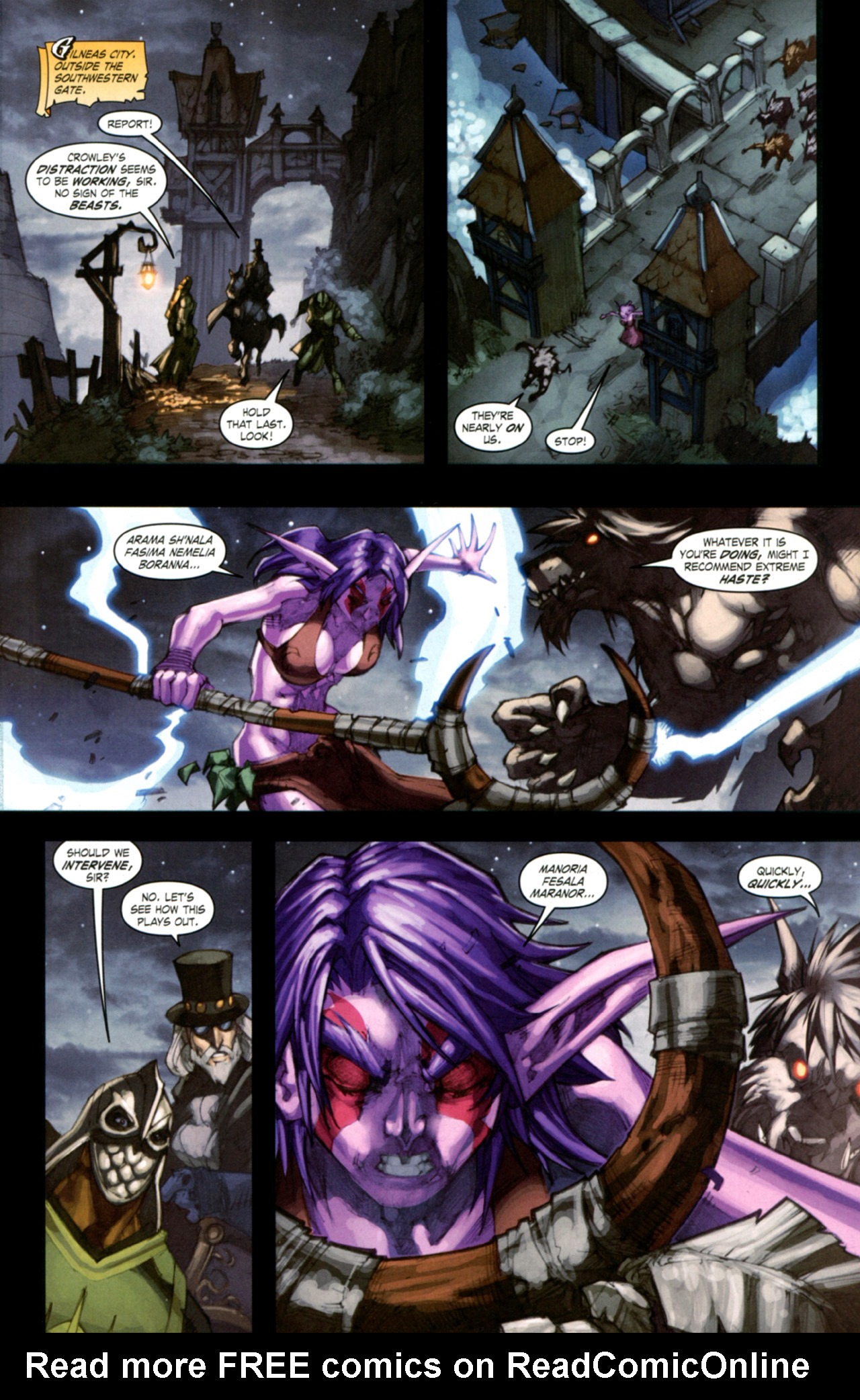 Read online World of Warcraft: Curse of the Worgen comic -  Issue #4 - 22