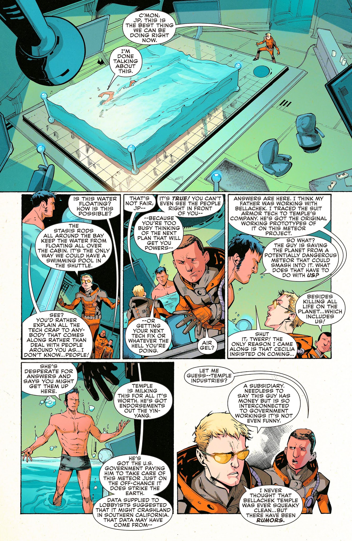 Read online The Green Team: Teen Trillionaires comic -  Issue #5 - 6