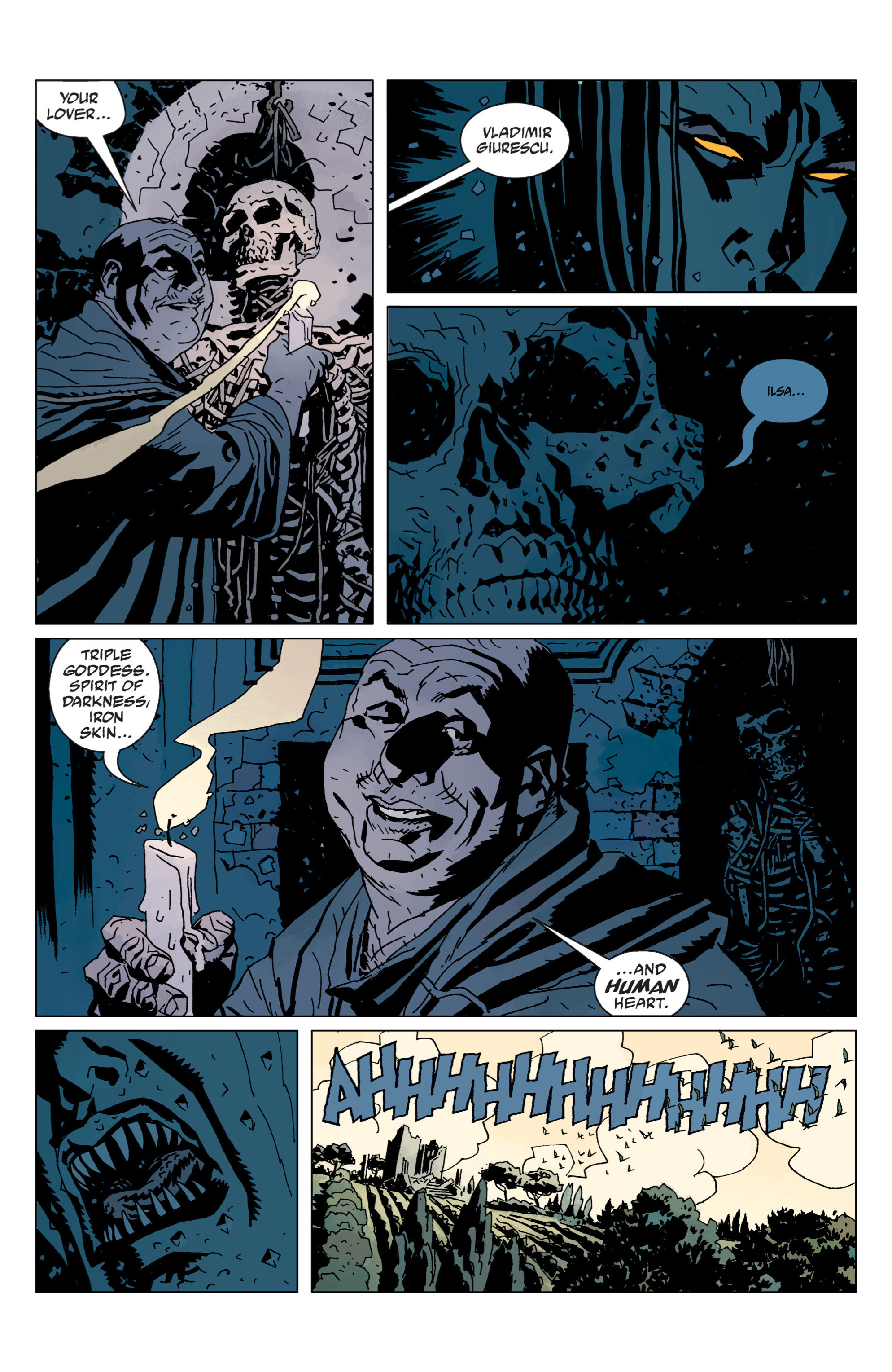 Read online Hellboy comic -  Issue #8 - 17