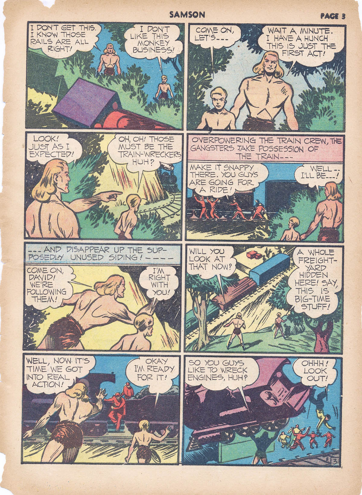 Read online Samson (1940) comic -  Issue #4 - 5