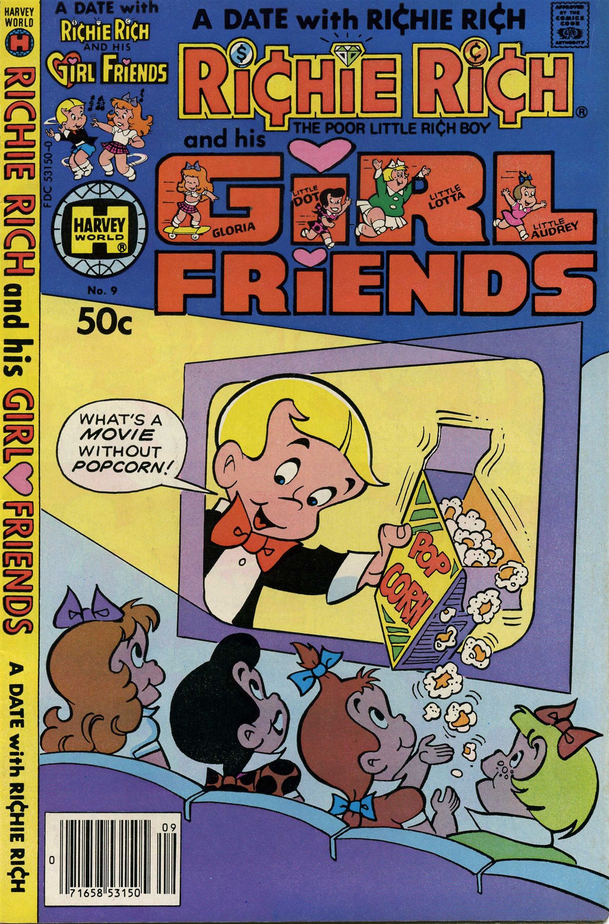 Read online Richie Rich & His Girl Friends comic -  Issue #9 - 1