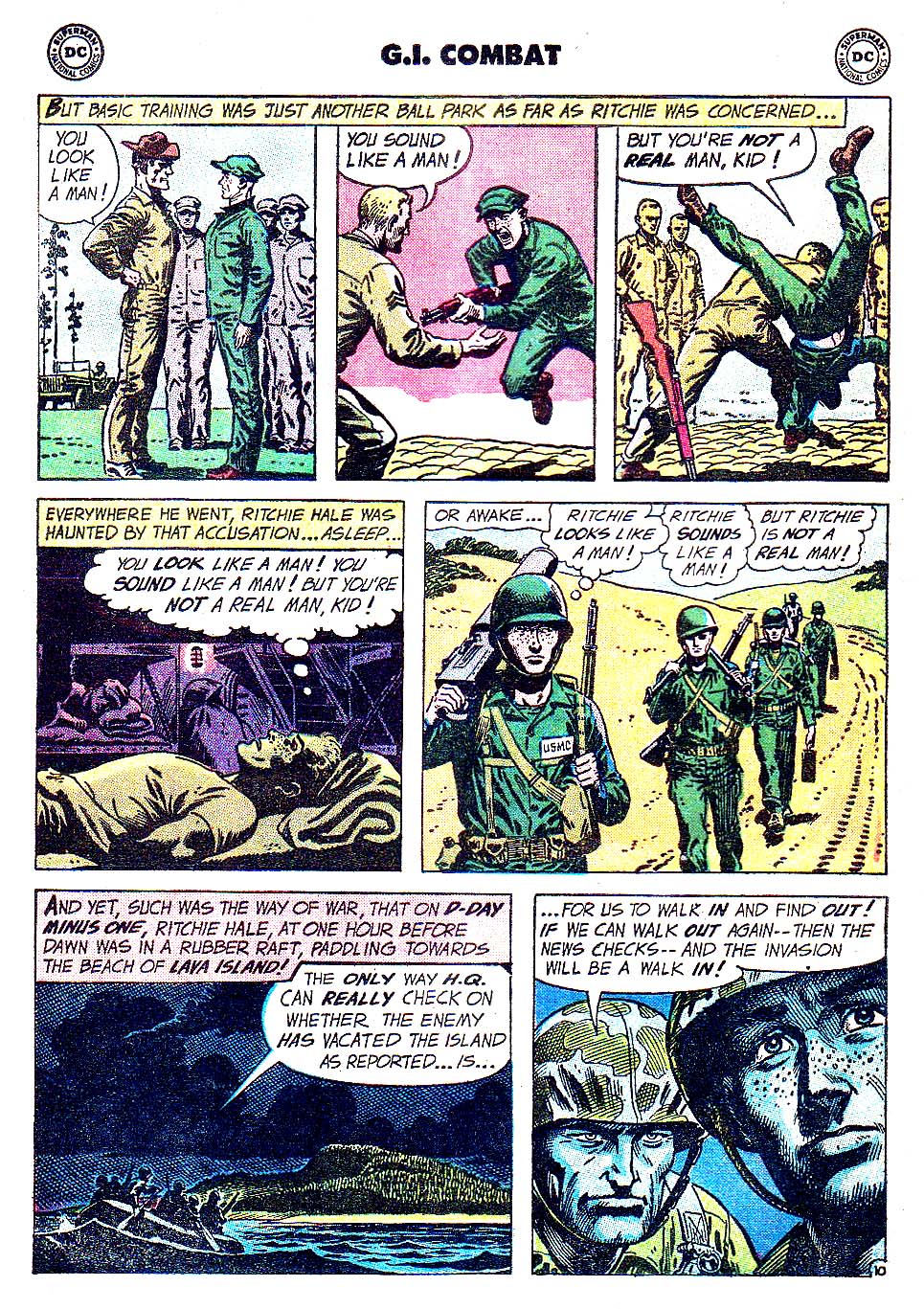 Read online G.I. Combat (1952) comic -  Issue #77 - 12