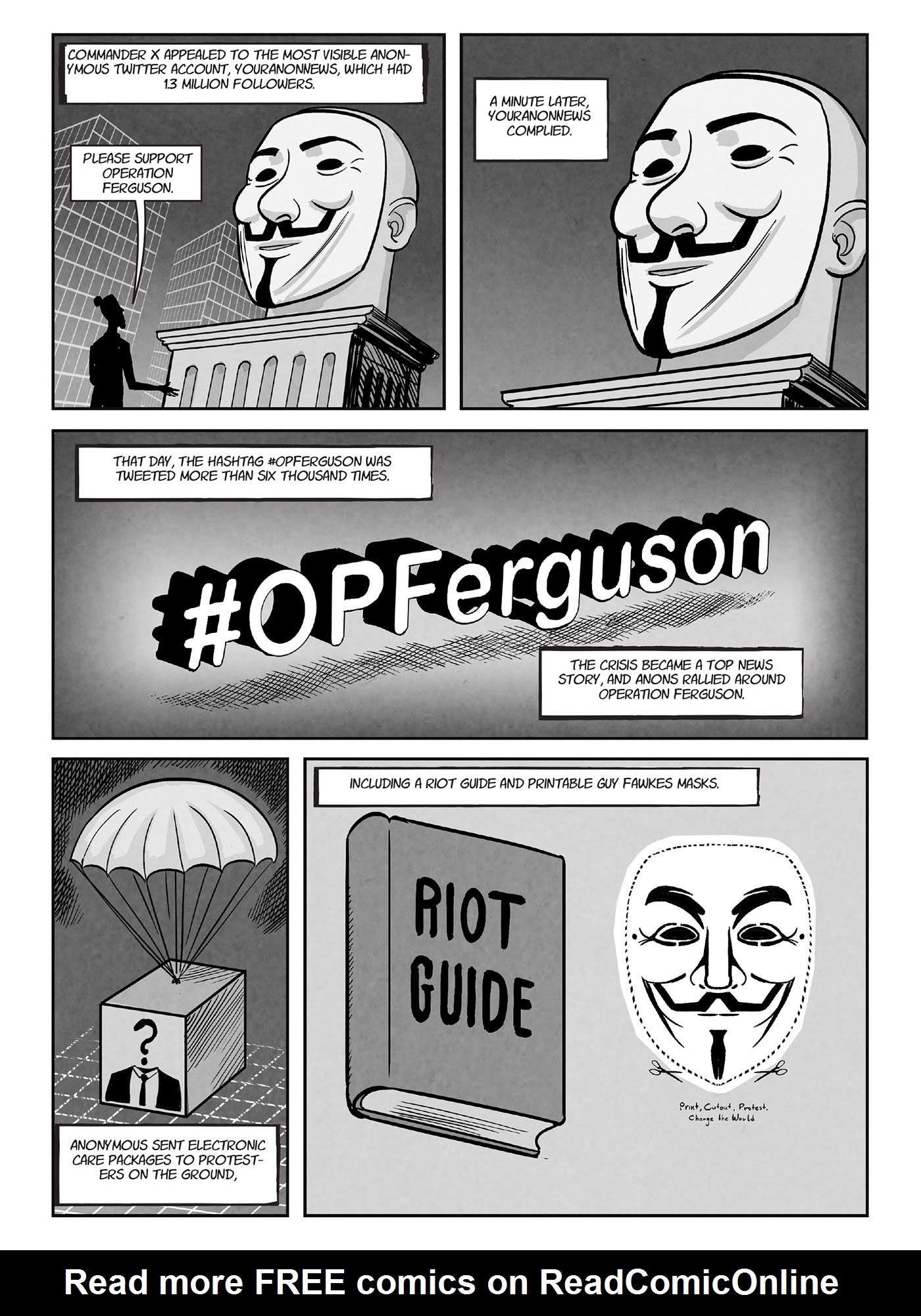 Read online A for Anonymous: How a Mysterious Hacker Collective Transformed the World comic -  Issue # TPB - 107