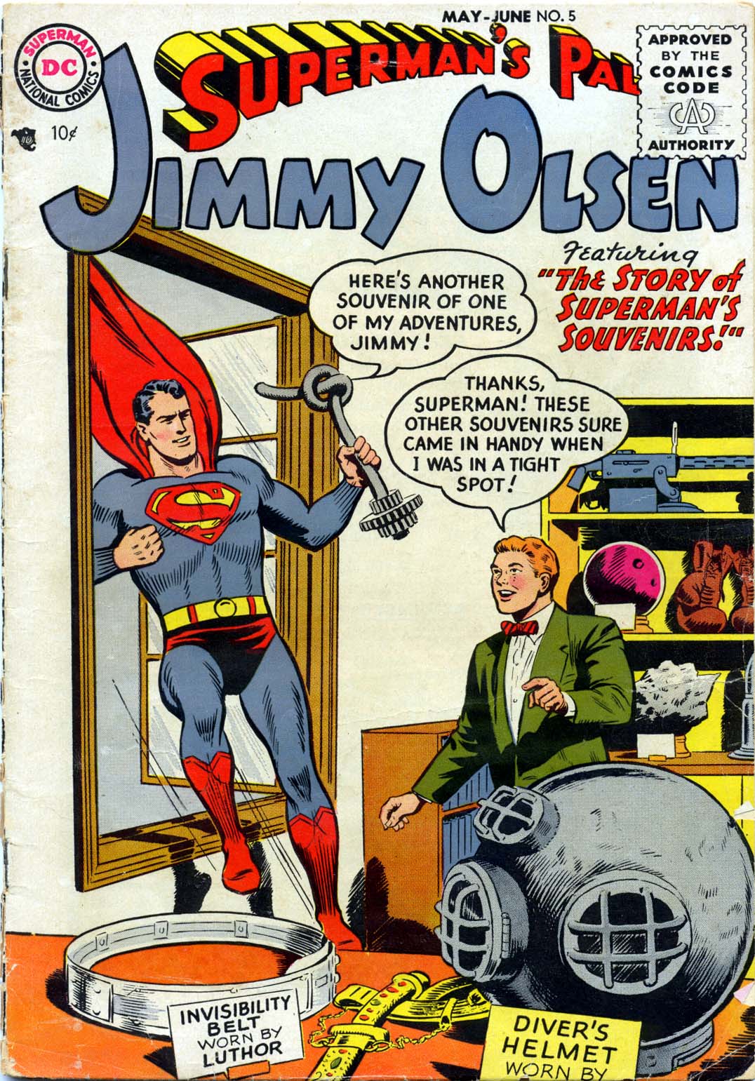 Read online Superman's Pal Jimmy Olsen comic -  Issue #5 - 1
