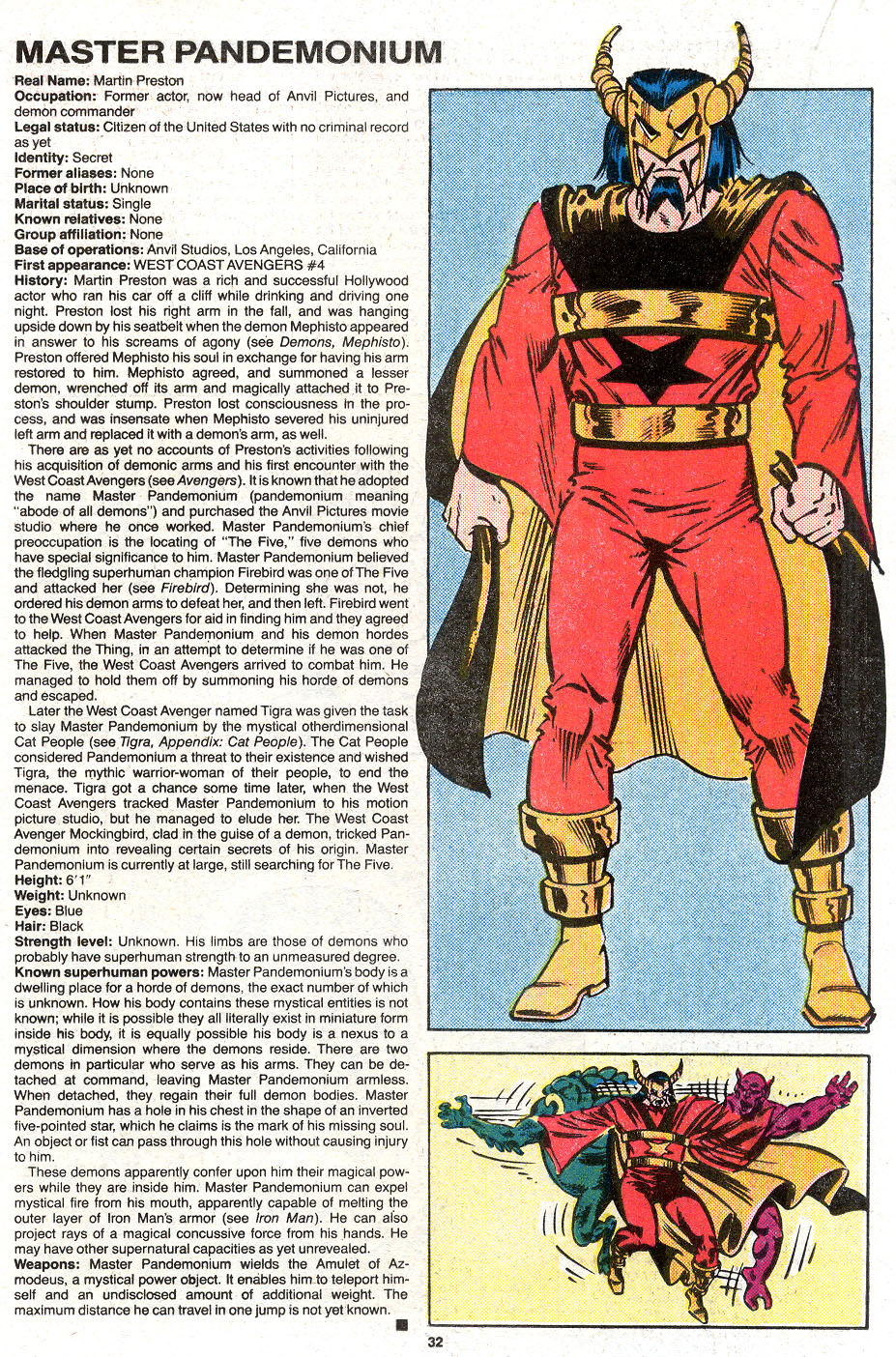 The Official Handbook of the Marvel Universe Deluxe Edition issue 8 - Page 34