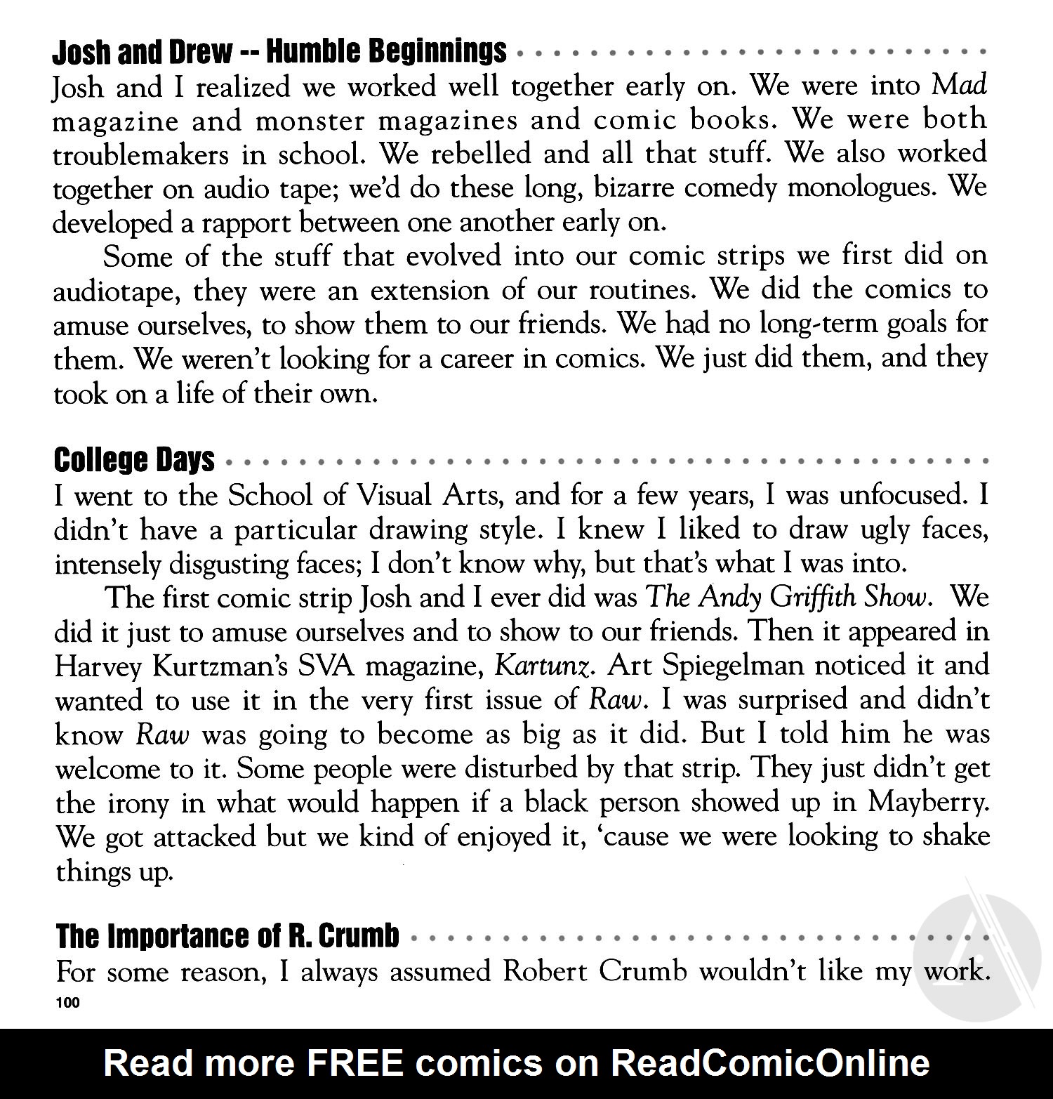 Read online Blab! comic -  Issue #8 - 98