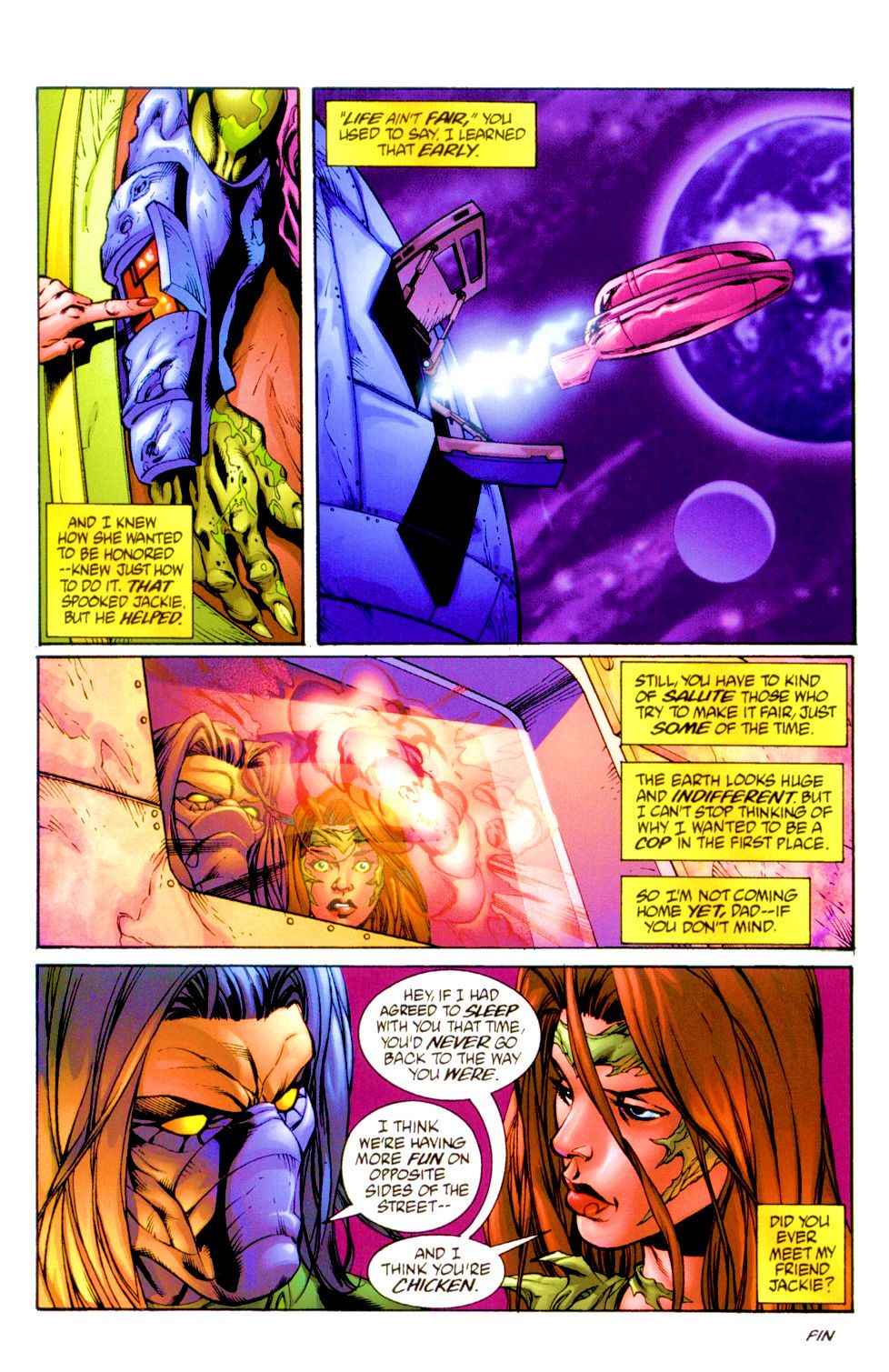 Read online Witchblade/Aliens/The Darkness/Predator: Mindhunter comic -  Issue #3 - 24